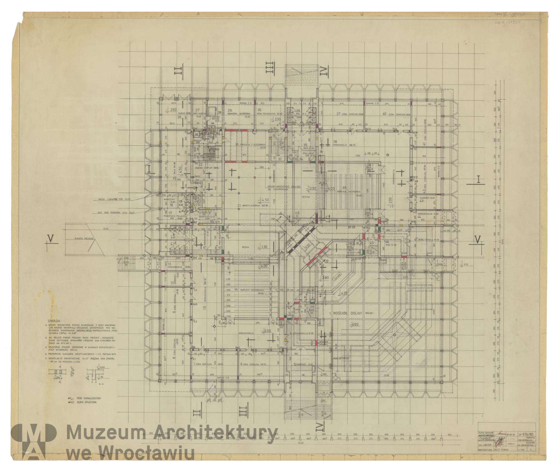 Molicki Witold Jerzy, Spławski Ryszard, Kościół Chrystusa Króla przy ul. Zachodniej we Wrocławiu, 1981.04.30