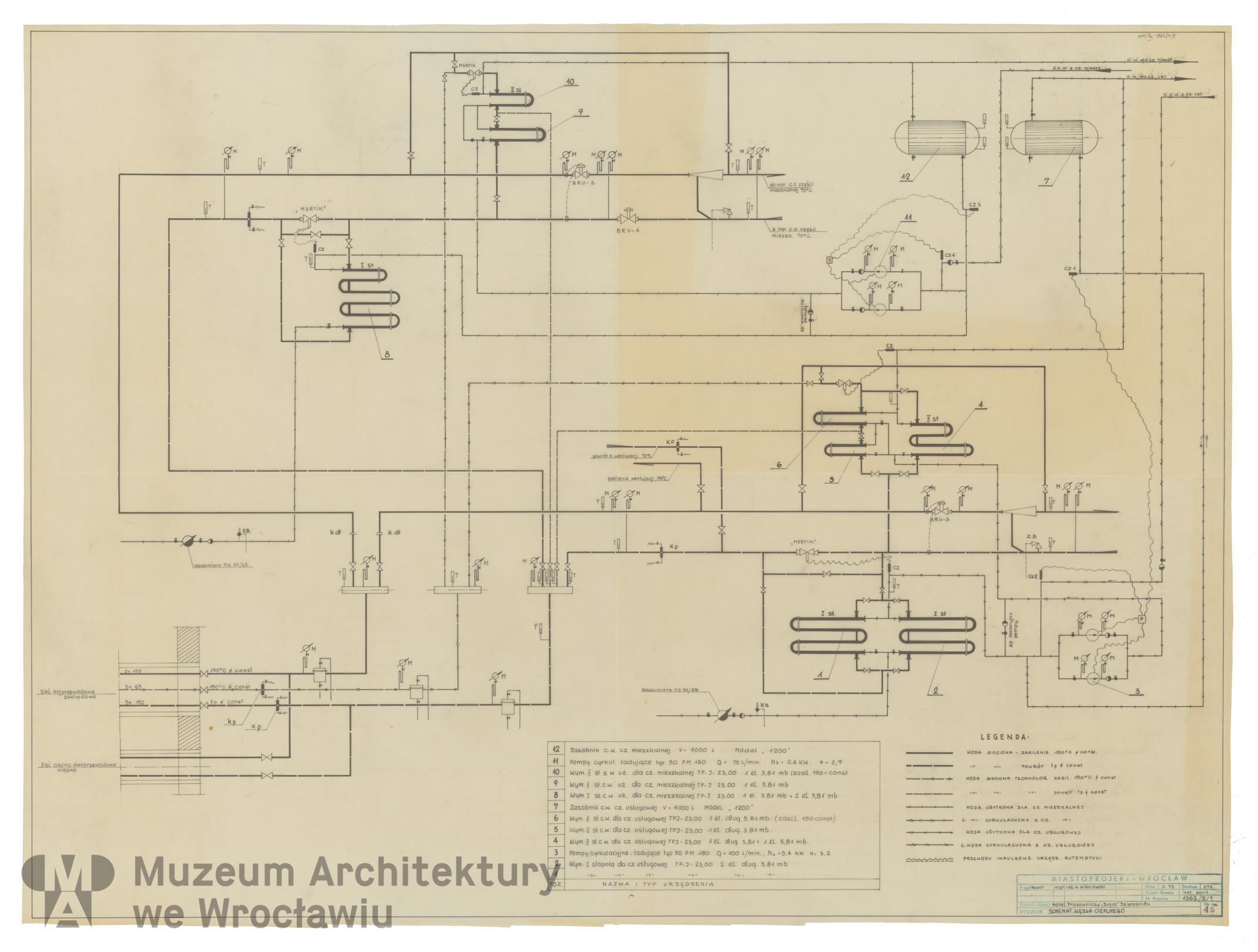 Molicki Witold Jerzy, Wiśniowski W. (Miastoprojekt-Wrocław), Hotel pracowniczy Zakładów Radiowych Diora w Dzierżoniowie, 1975.05