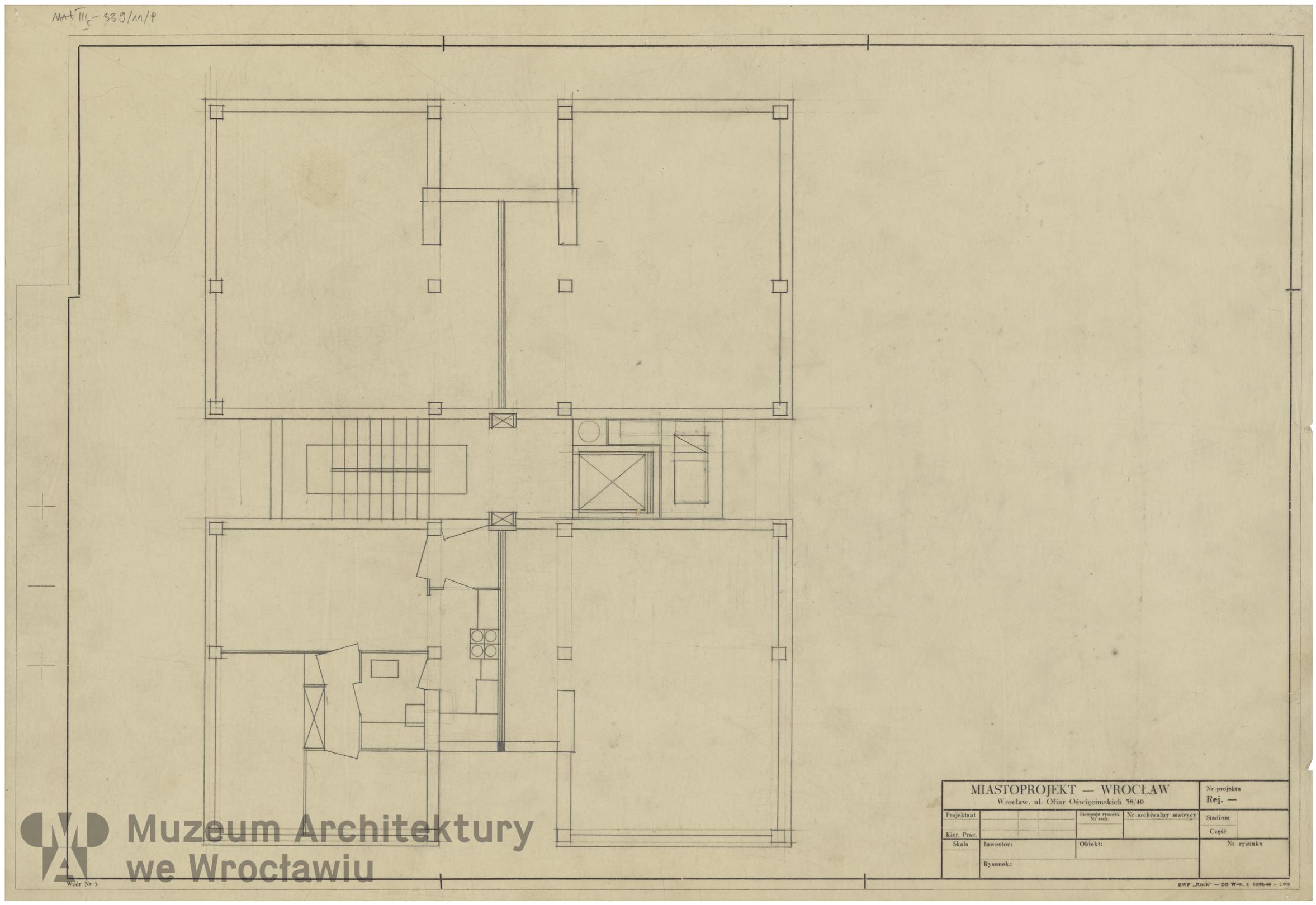Molicki Witold Jerzy (Miastoprojekt-Wrocław), Budynek wielorodzinny (punktowiec) w Zgorzelcu, lata 60. XX wieku