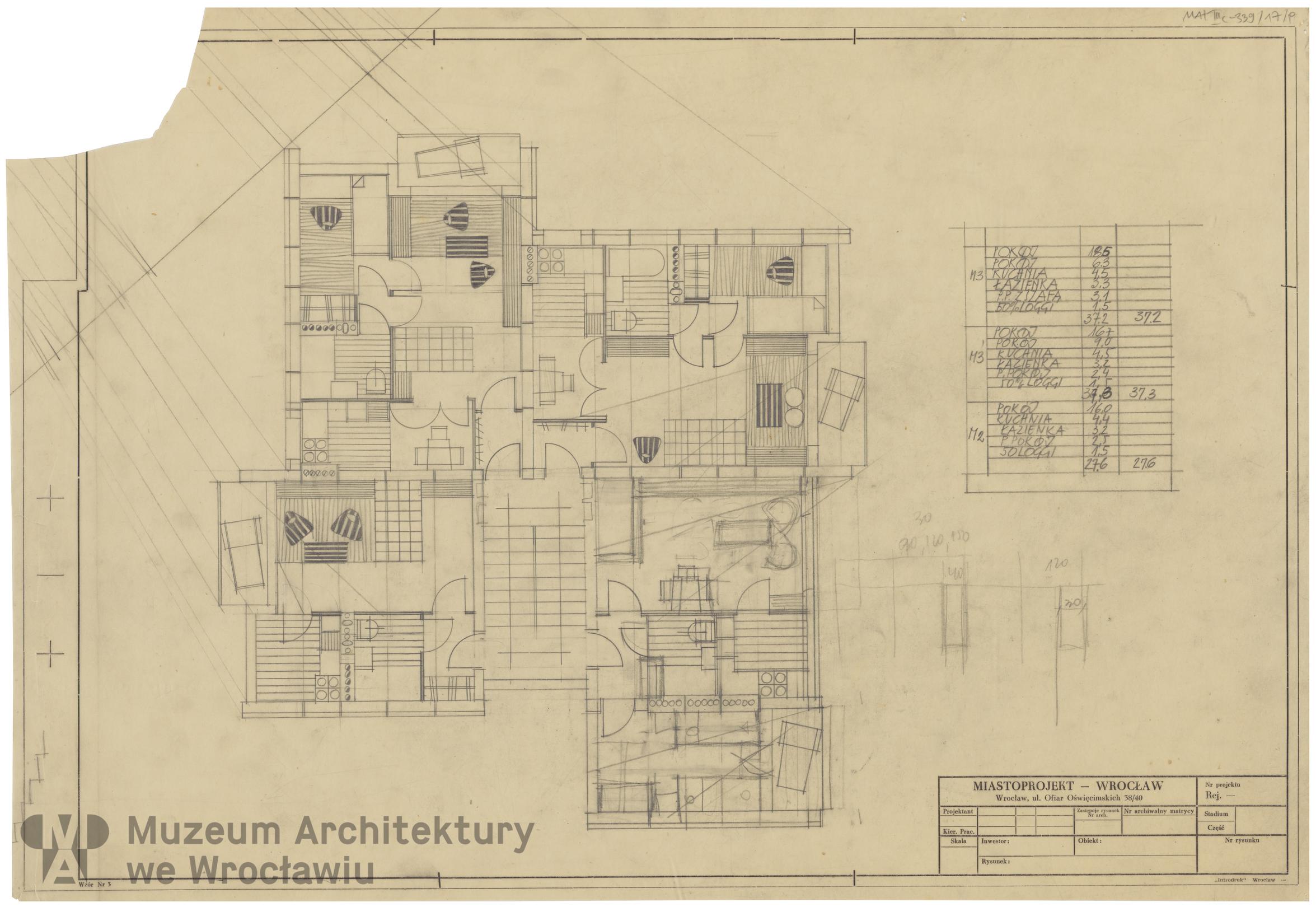 Molicki Witold Jerzy (Miastoprojekt-Wrocław), Budynek wielorodzinny (punktowiec) w Zgorzelcu, lata 60. XX wieku
