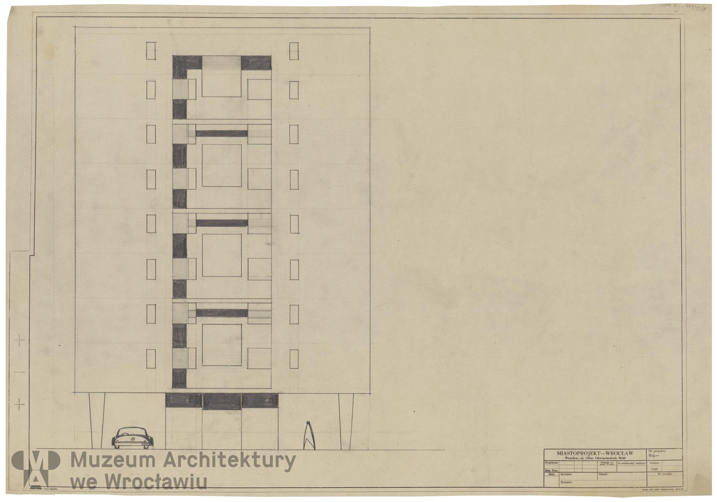 Molicki Witold Jerzy (Miastoprojekt-Wrocław), Budynek wielorodzinny (punktowiec) w Zgorzelcu, lata 60. XX wieku