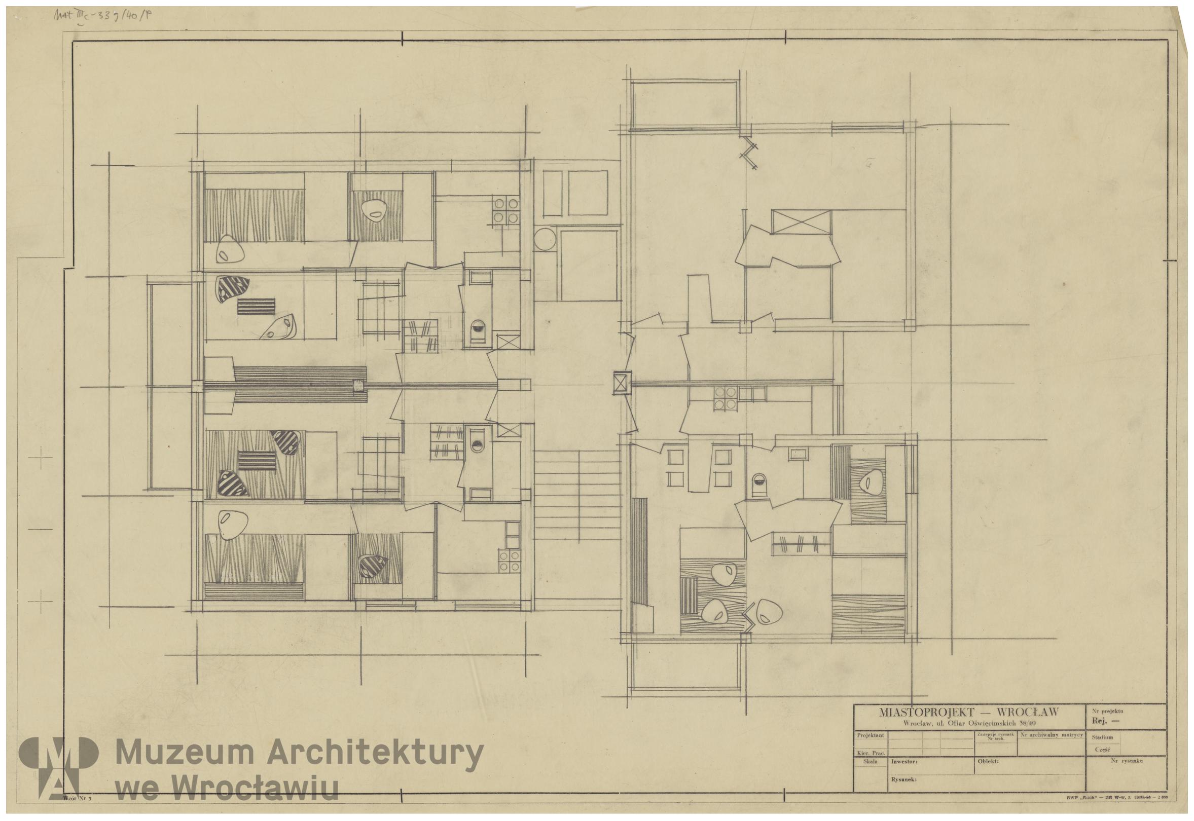 Molicki Witold Jerzy (Miastoprojekt-Wrocław), Budynek wielorodzinny (punktowiec) w Zgorzelcu, lata 60. XX wieku