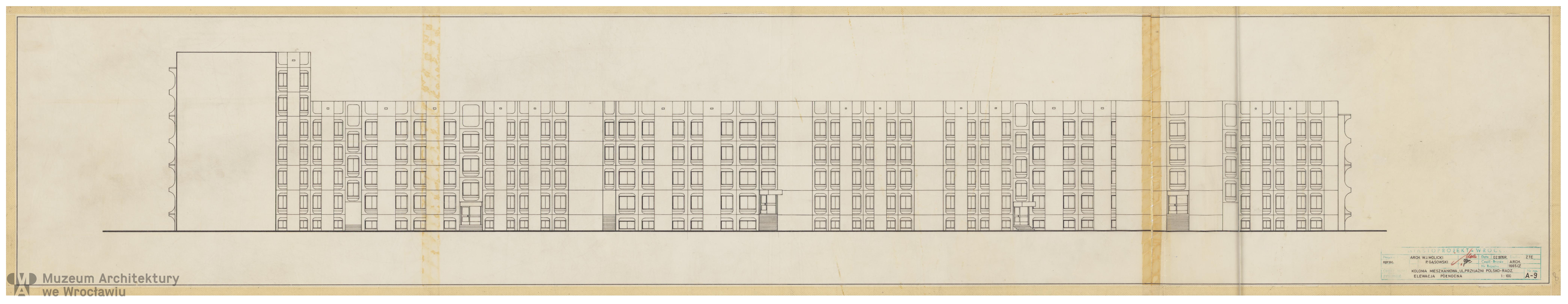 Molicki Witold Jerzy (Miastoprojekt-Wrocław), Osiedle Przyjaźni Polsko-Radzieckiej we Wrocławiu, 1976.02