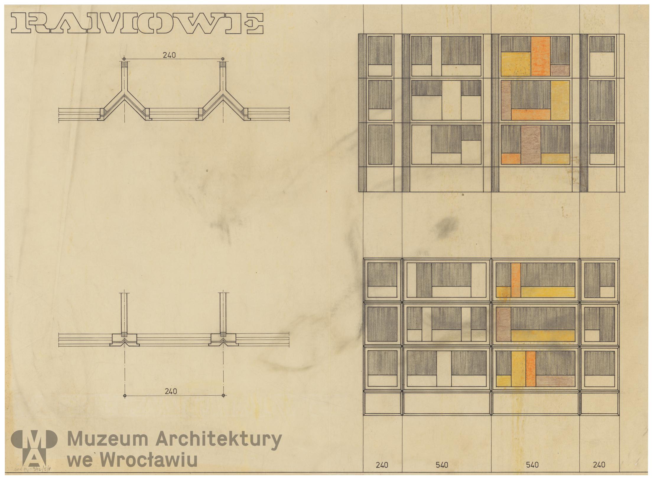 Molicki Witold Jerzy (Miastoprojekt-Wrocław), Wrocławska Wielka Płyta. Ściana osłonowa, typy “ramowe”, 1976