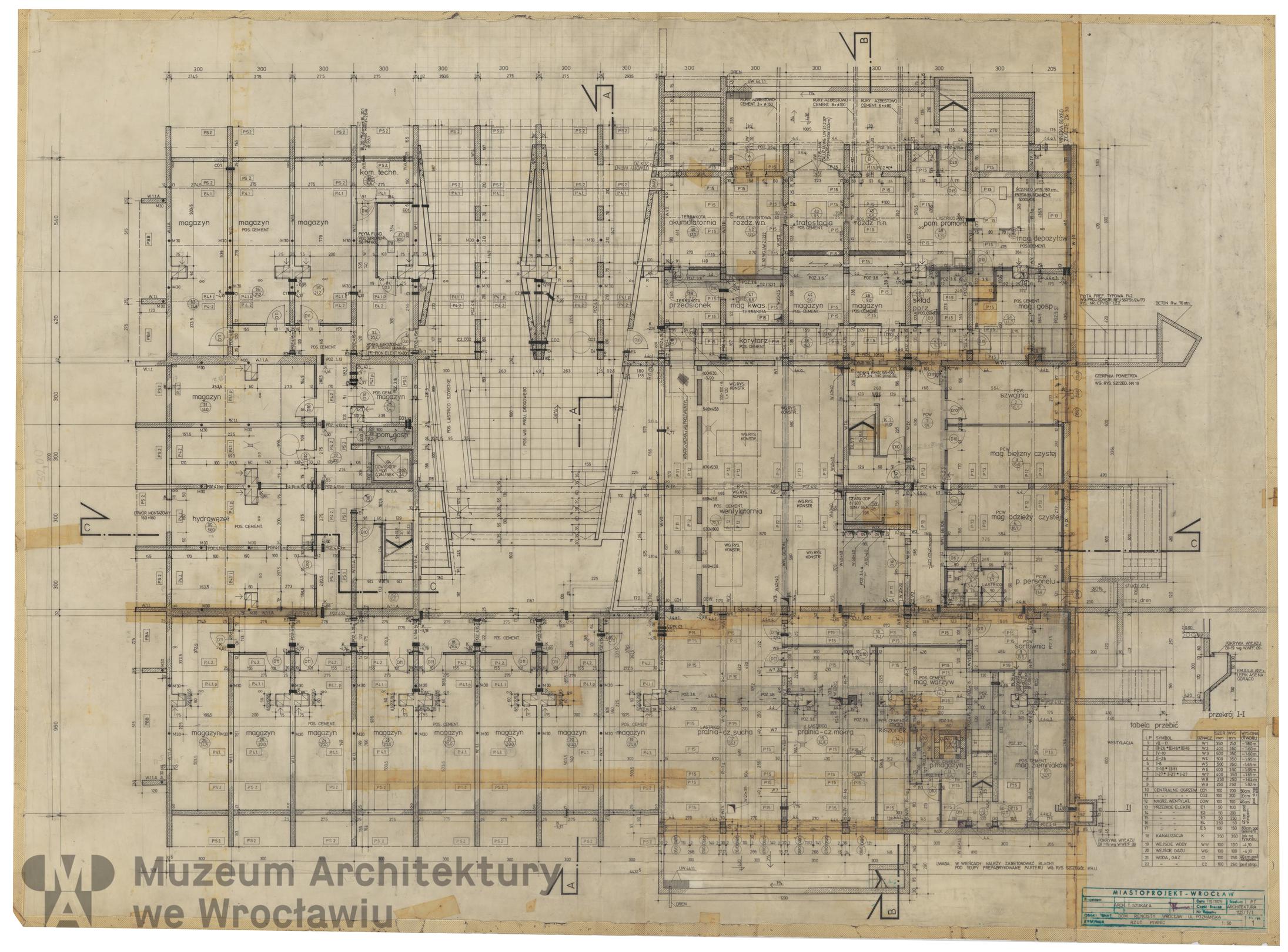 Molicki Witold Jerzy, Szukała Tadeusz (Miastoprojekt-Wrocław), Osiedle Wrocław-Zachód. Dom Rencisty, 1975.12