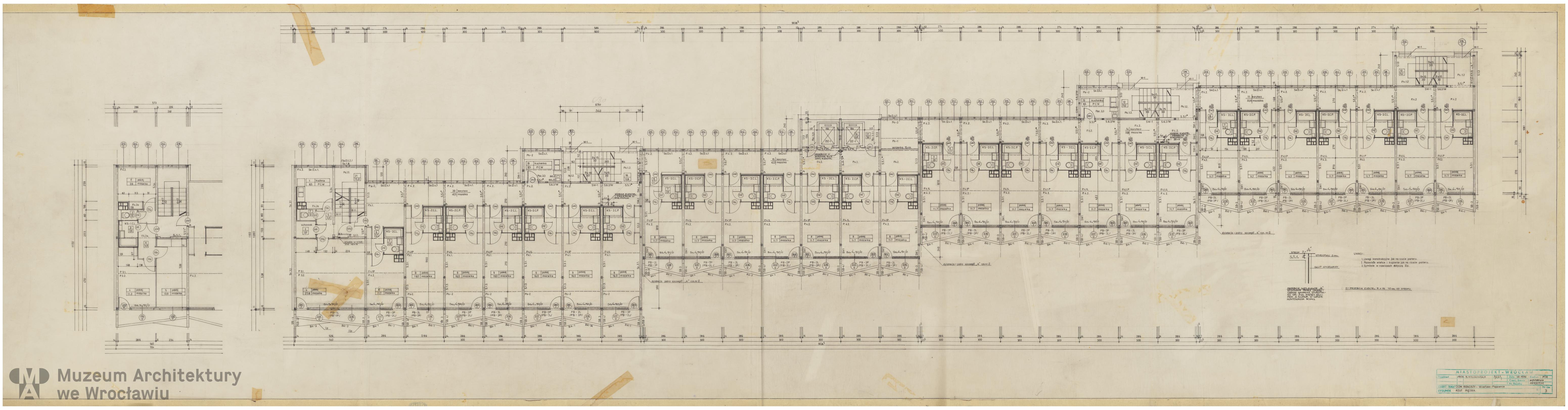 Molicki Witold Jerzy, Kulikowska Barbara (Miastoprojekt-Wrocław), Osiedle Wrocław-Popowice. Dom Rencisty, 1976.12