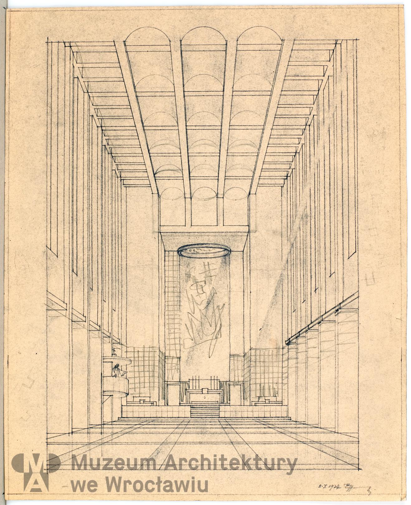 Teodorowicz-Todorowski Tadeusz, Kościół św. Wincentego a Paulo Księży Misjonarzy. Wnętrze, 1937.01.02