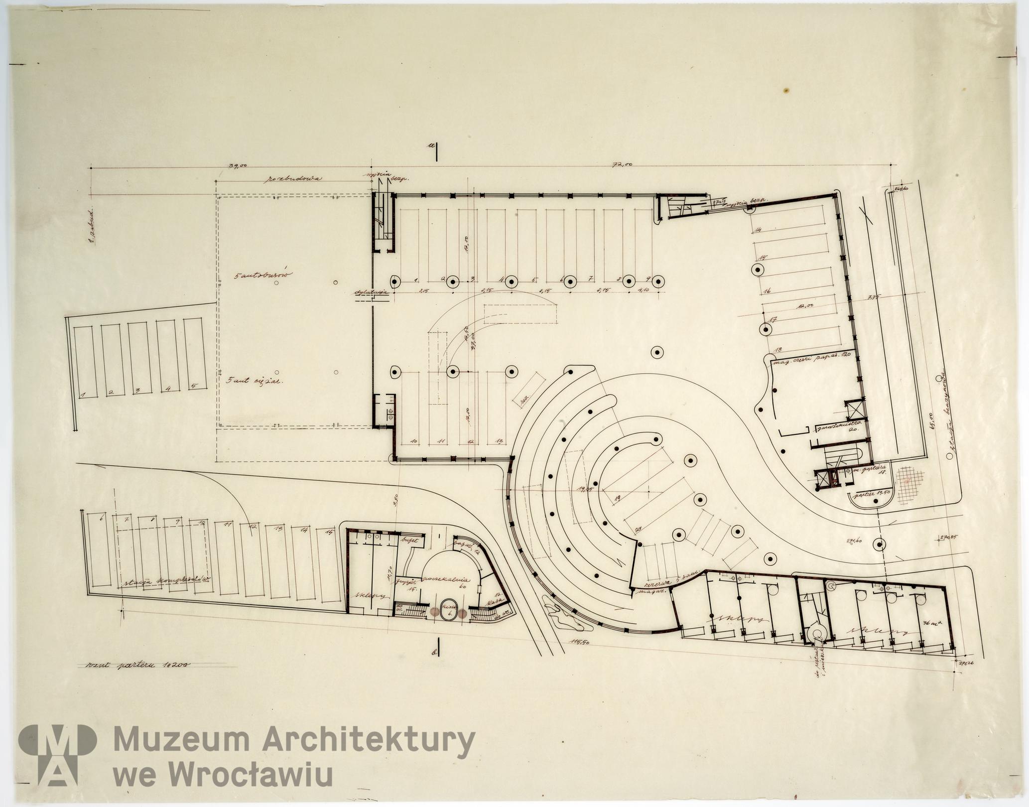 Teodorowicz-Todorowski Tadeusz, Dworzec autobusowy z garażami centralnymi we Lwowie, 1939