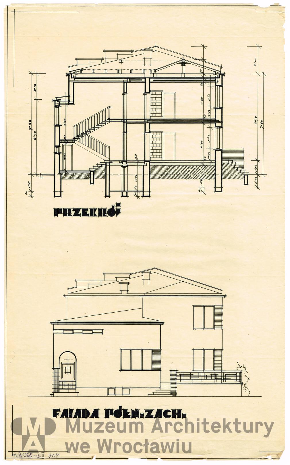 Frydecki Andrzej, Dom Elżbiety Rozalii Henchen, ok. 1937