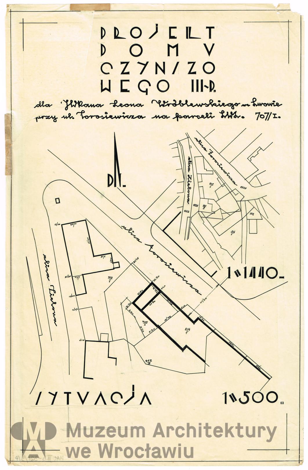 Frydecki Andrzej, Dom czynszowy Leona Wróblewskiego, 1937