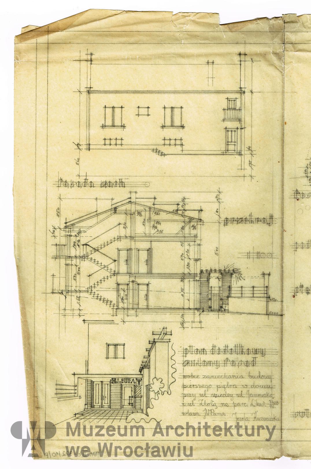 Frydecki Andrzej, Dom Józefa Kuźmiaka. II wersja, 1933