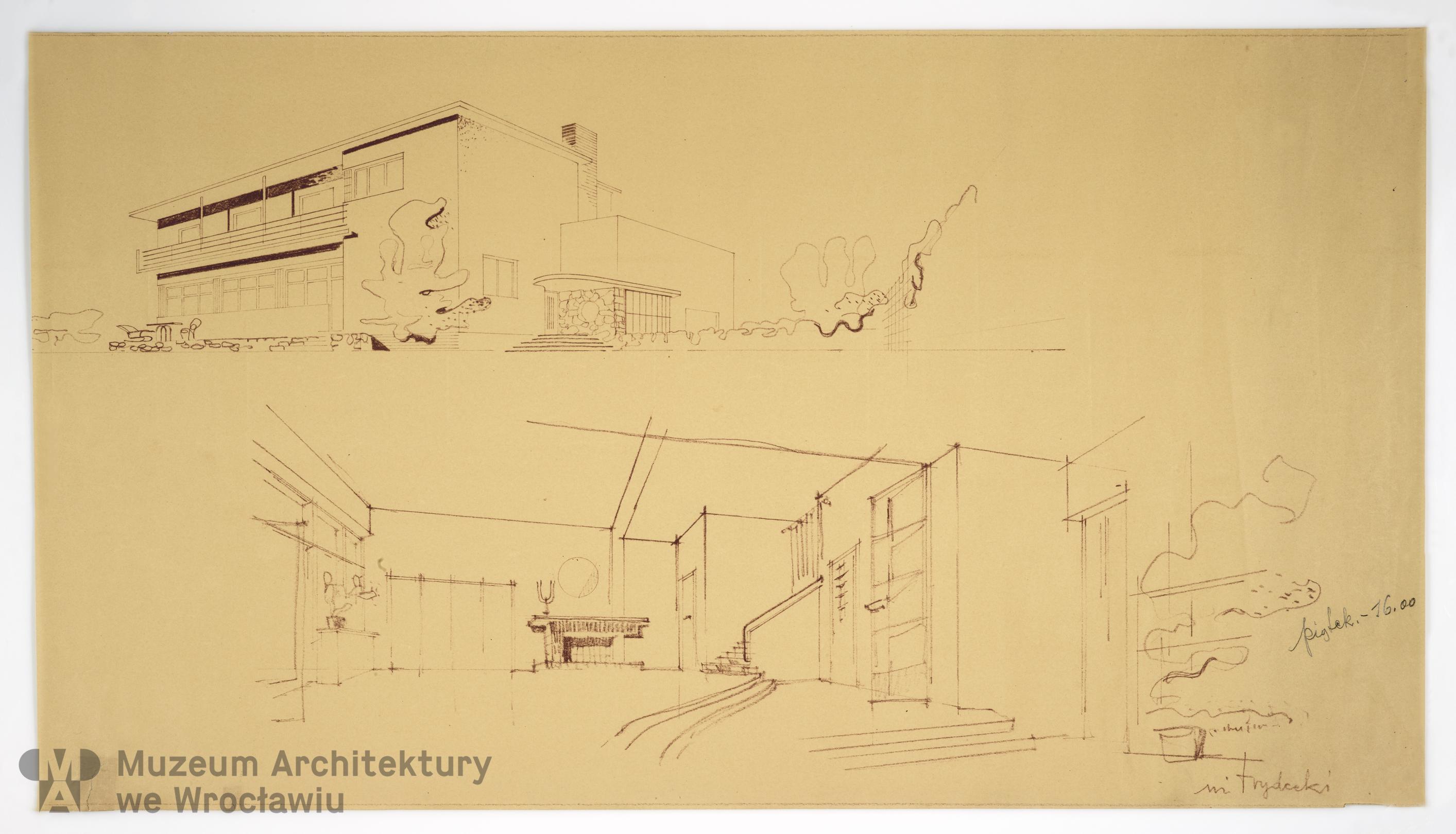 Frydecki Andrzej, Dom z tarasem, 1938