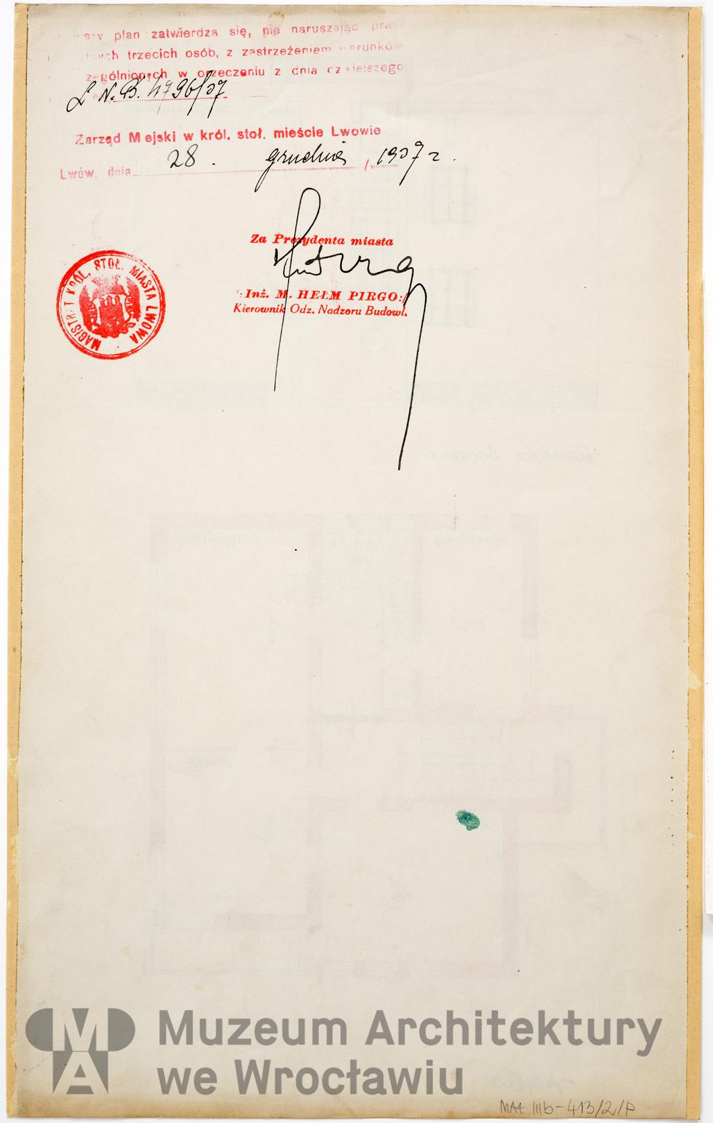 Teodorowicz-Todorowski Tadeusz, Zbigniew Wajda’s house in Lviv, 1937