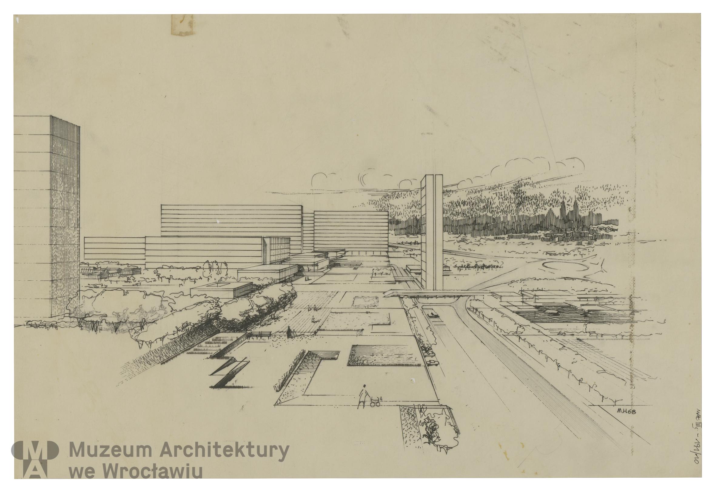 Molicki Witold Jerzy (Miastoprojekt-Wrocław), Ośrodek wypoczynkowy w Szklarskiej Porębie. Model, 1974