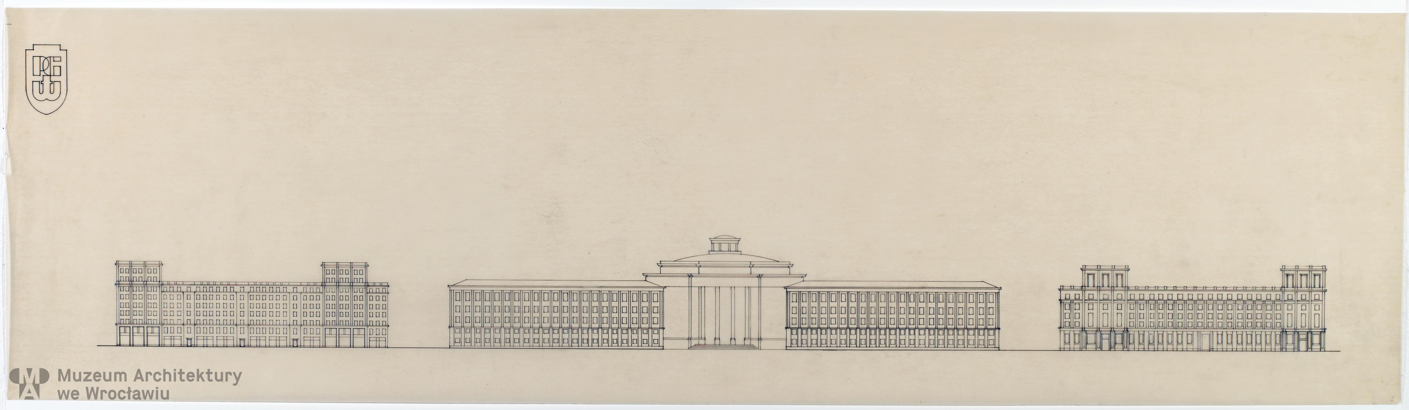 Teodorowicz-Todorowski Tadeusz, Plac Grunwaldzki (Oś Grunwaldzka) we Wrocławiu, 1951