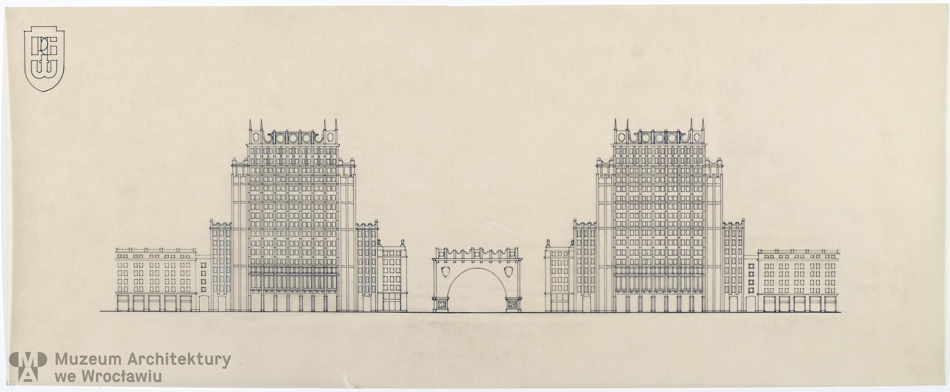Teodorowicz-Todorowski Tadeusz, Plac Grunwaldzki (Oś Grunwaldzka) we Wrocławiu, 1951