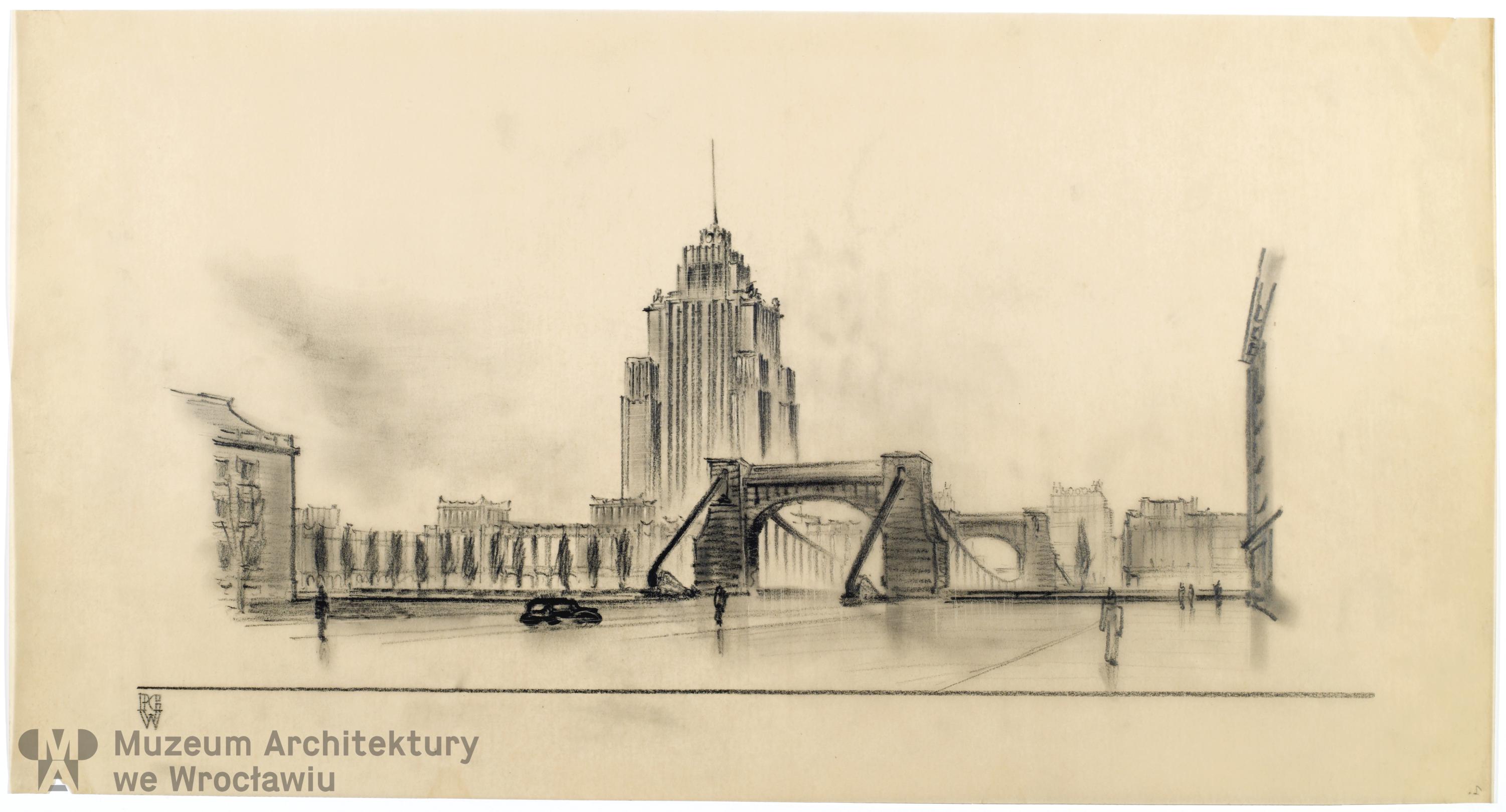 Teodorowicz-Todorowski Tadeusz, Plac Grunwaldzki (Oś Grunwaldzka) we Wrocławiu, 1951