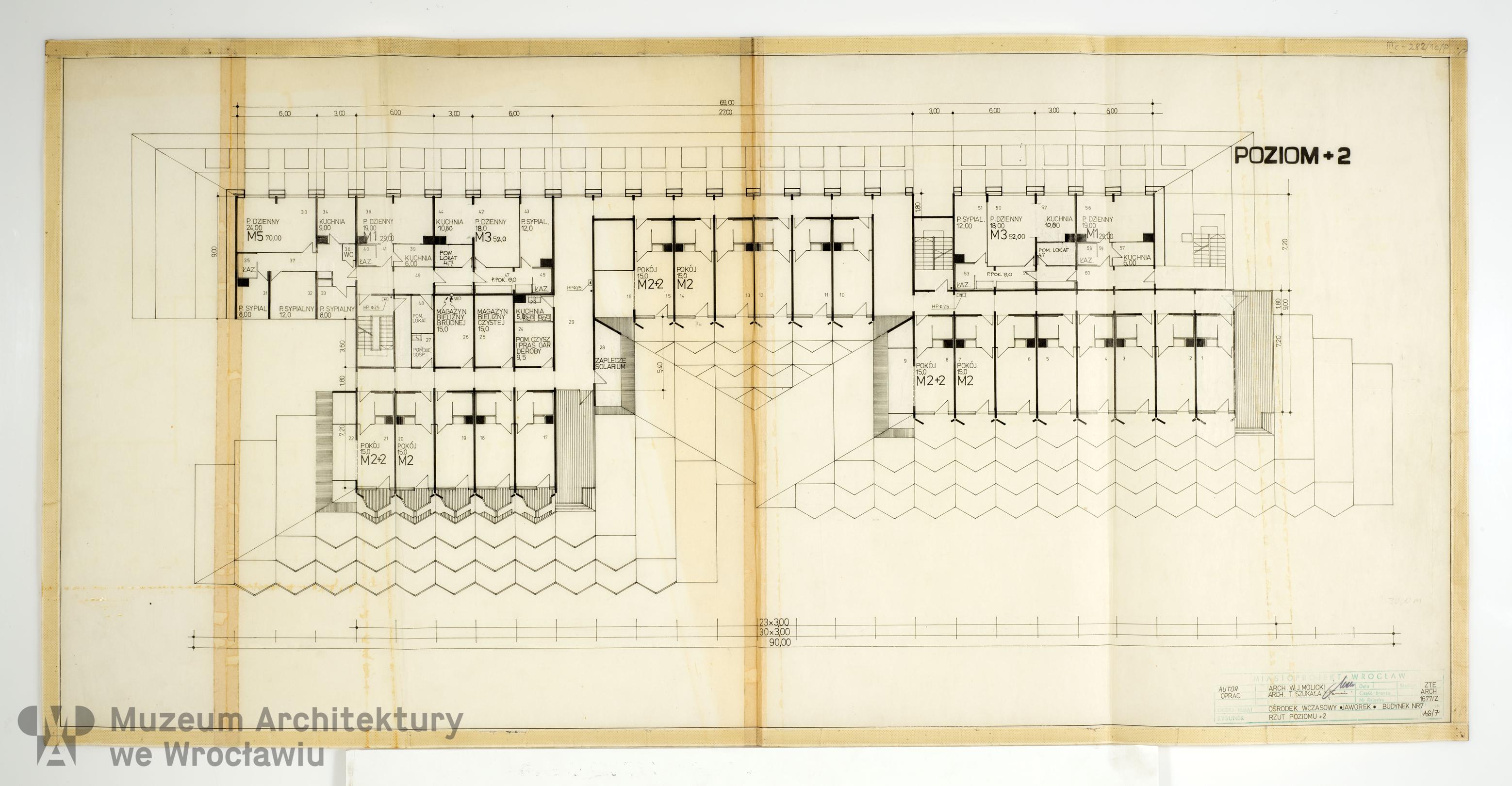 Molicki Witold Jerzy, Szukała Tadeusz (Miastoprojekt-Wrocław), Ośrodek wczasowo-hotelowy “Jaworek” koło Międzygórza. Budynek nr 7, 1975-1976