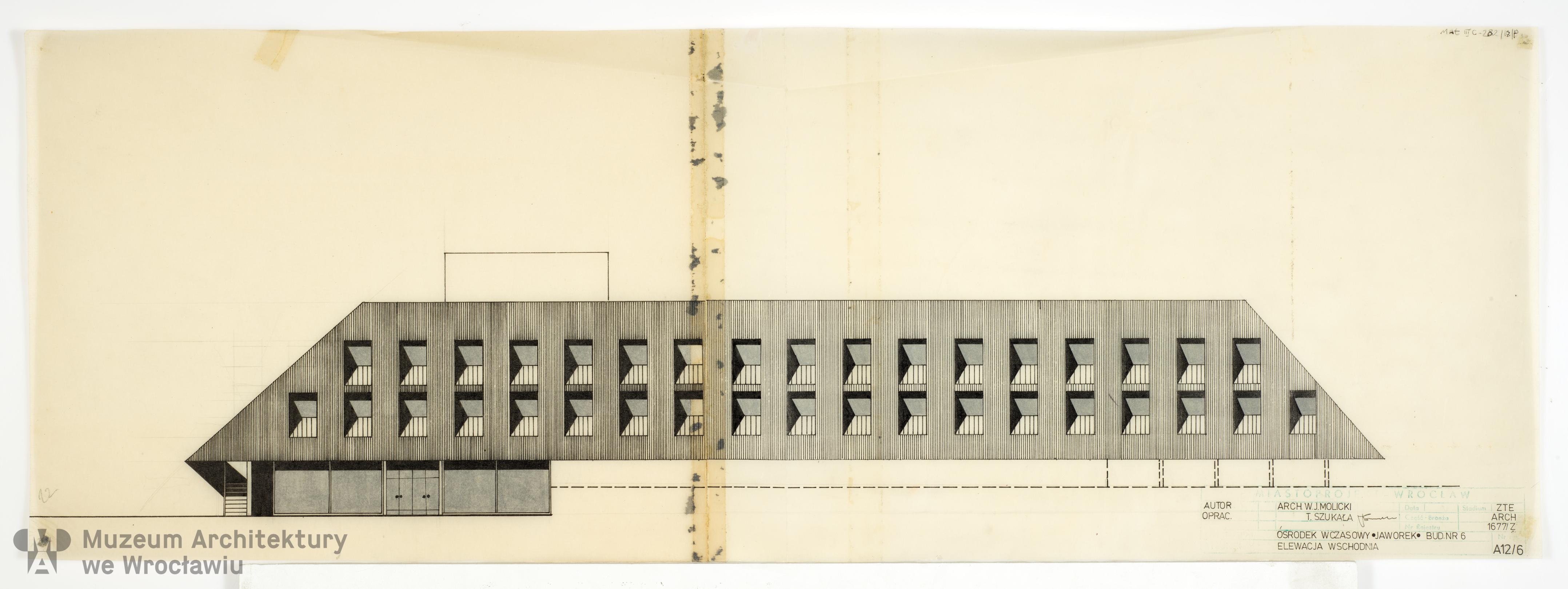 Molicki Witold Jerzy, Szukała Tadeusz (Miastoprojekt-Wrocław), Ośrodek wczasowo-hotelowy “Jaworek” koło Międzygórza. Budynek nr 6, 1975-1976