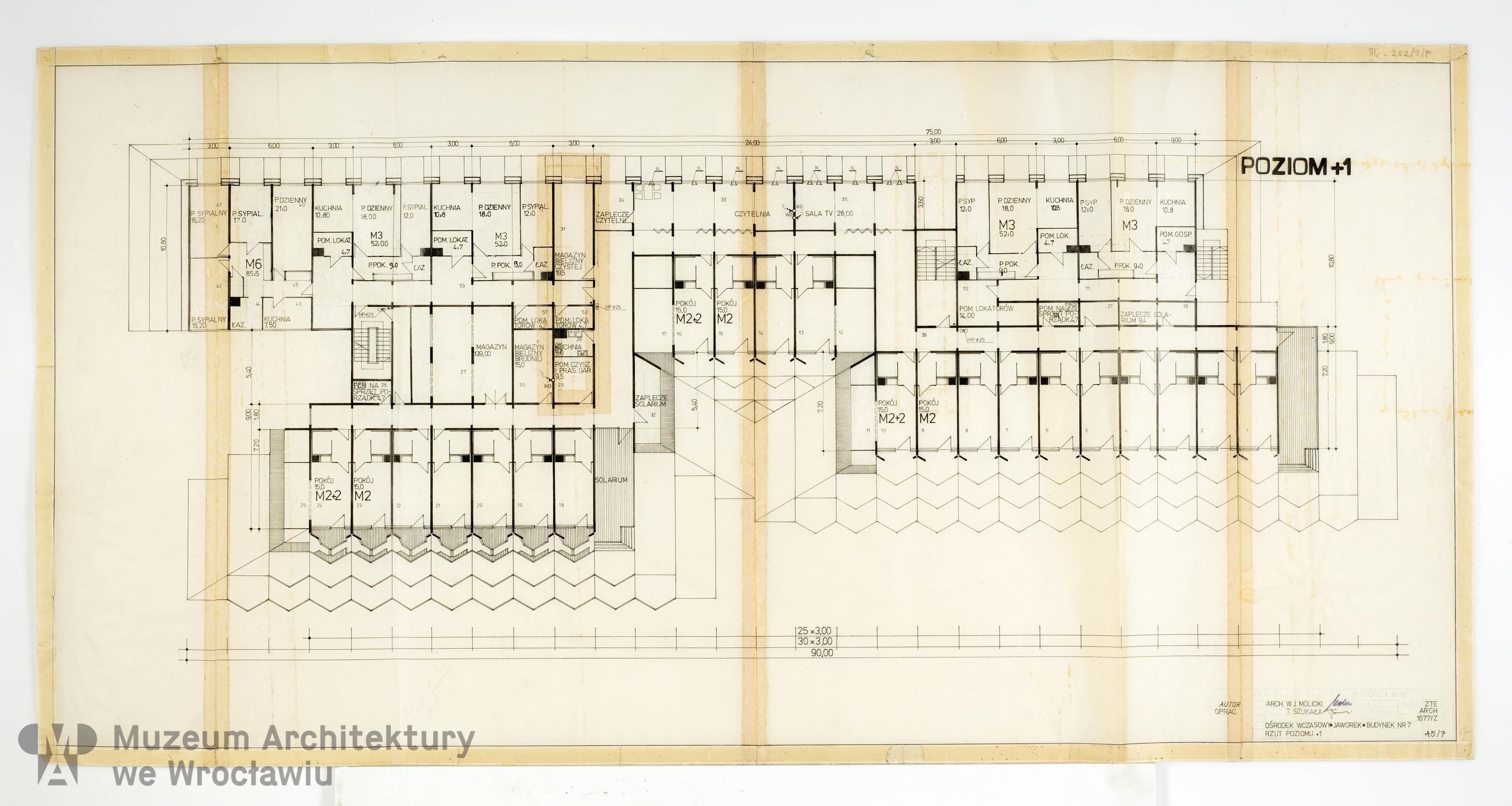 Molicki Witold Jerzy, Szukała Tadeusz (Miastoprojekt-Wrocław), Ośrodek wczasowo-hotelowy “Jaworek” koło Międzygórza. Budynek nr 7, 1975-1976