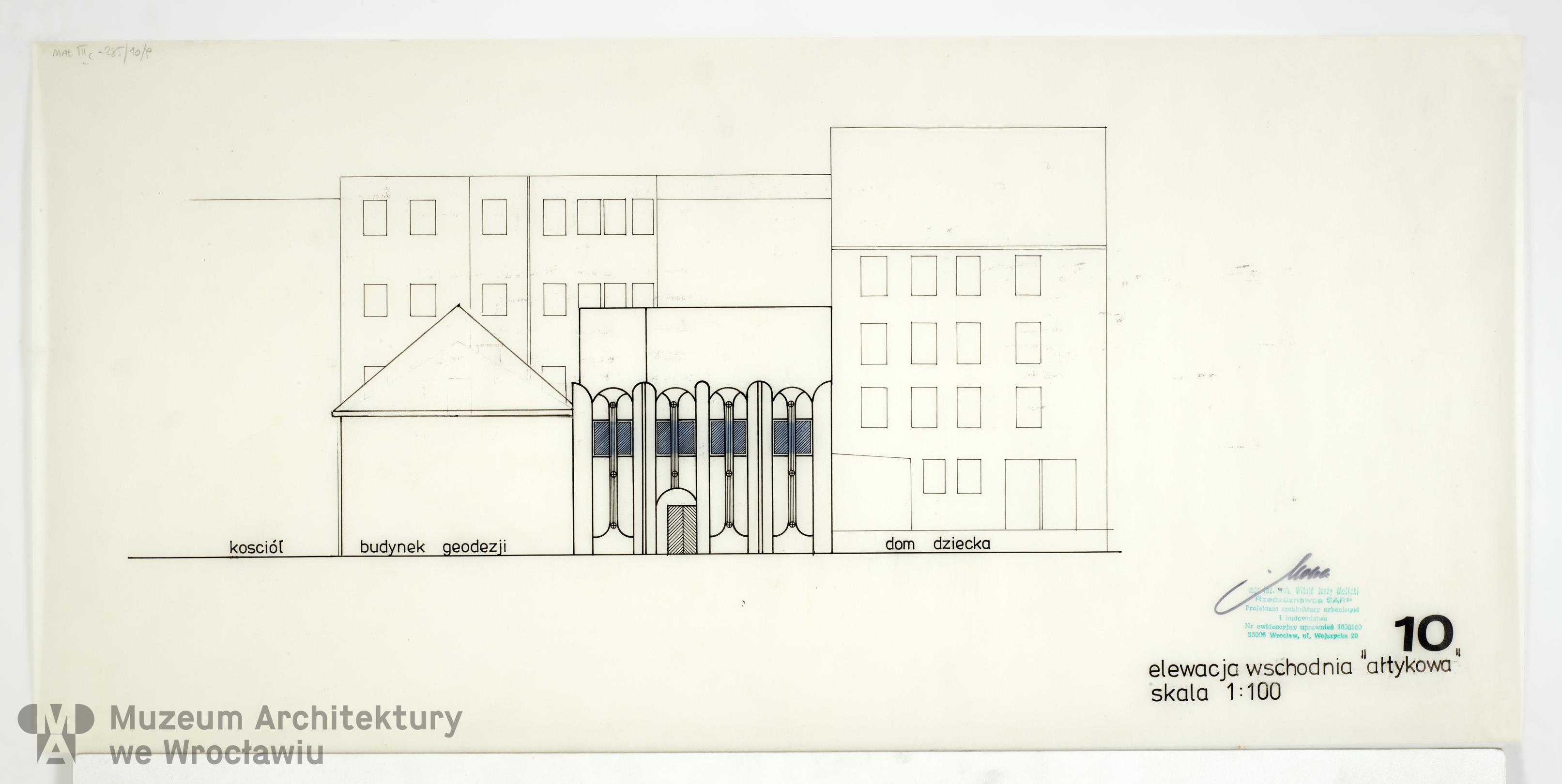 Molicki Witold Jerzy, Salki katechetyczne przy pl. Zamkowym w Oławie, 1982