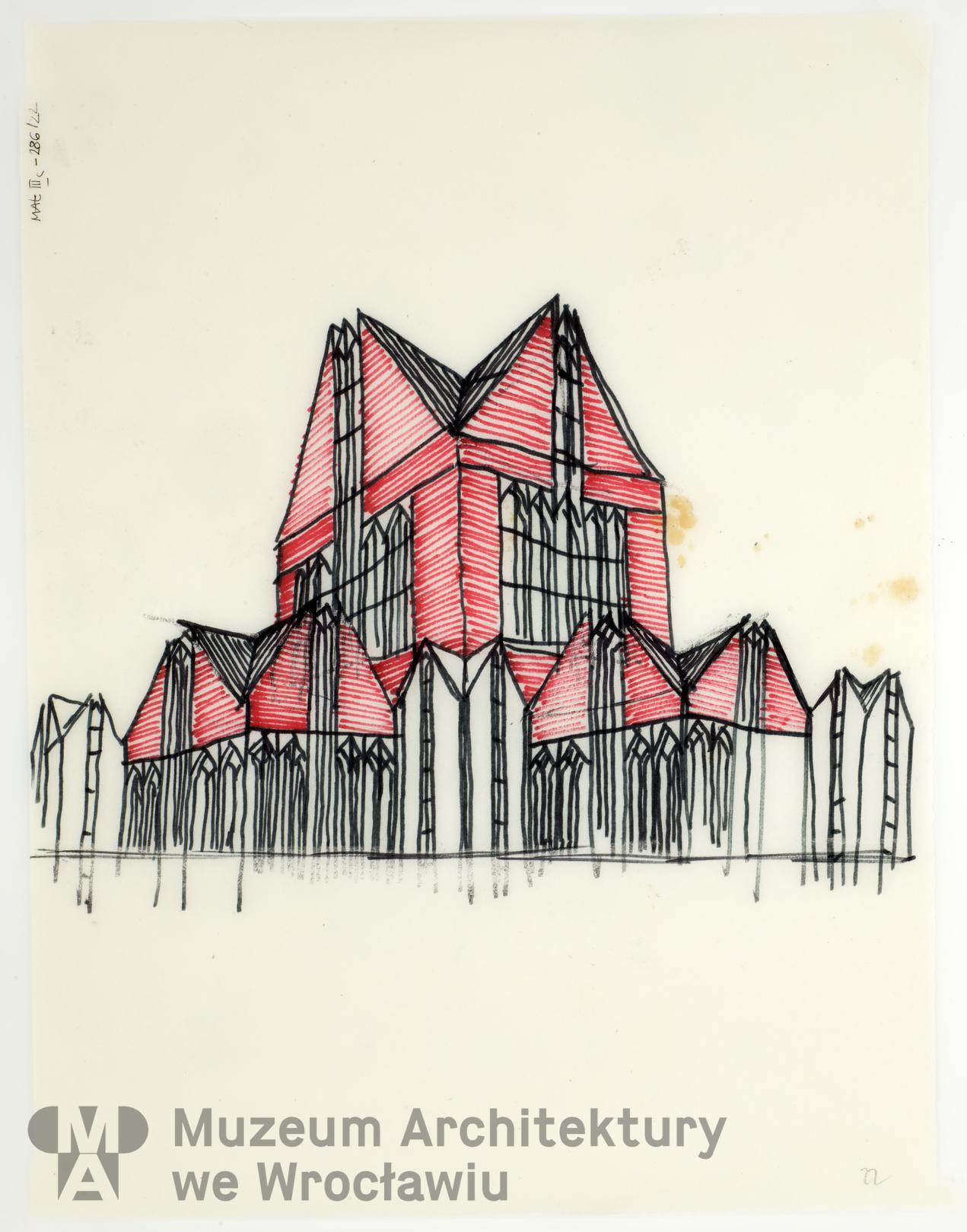 Molicki Witold Jerzy, Cathedral in Gorzów Wielkopolski (church of the Holy Virgin Mary the Queen of Poland), 1986