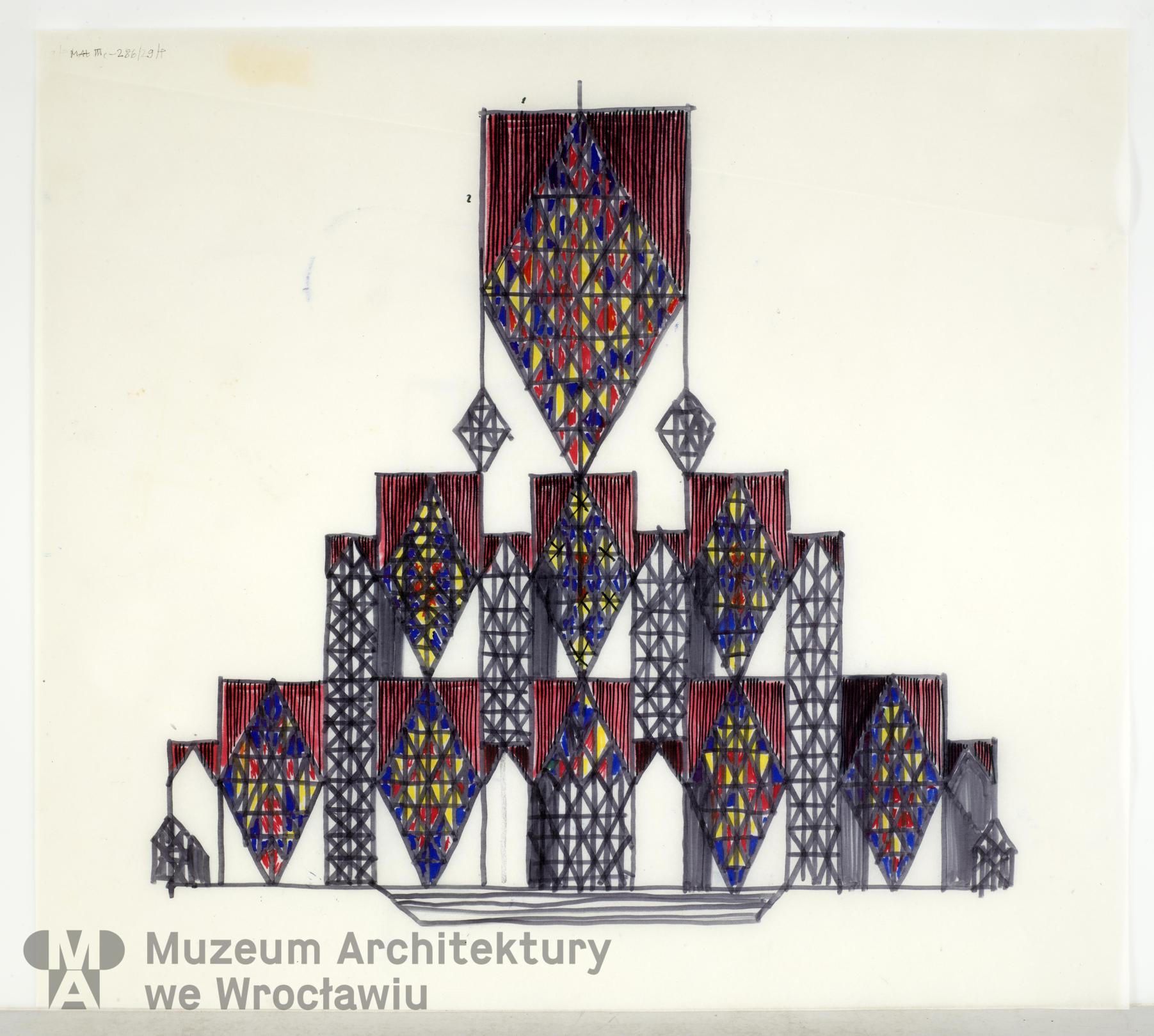 Molicki Witold Jerzy, Cathedral in Gorzów Wielkopolski (church of the Holy Virgin Mary the Queen of Poland), 1986