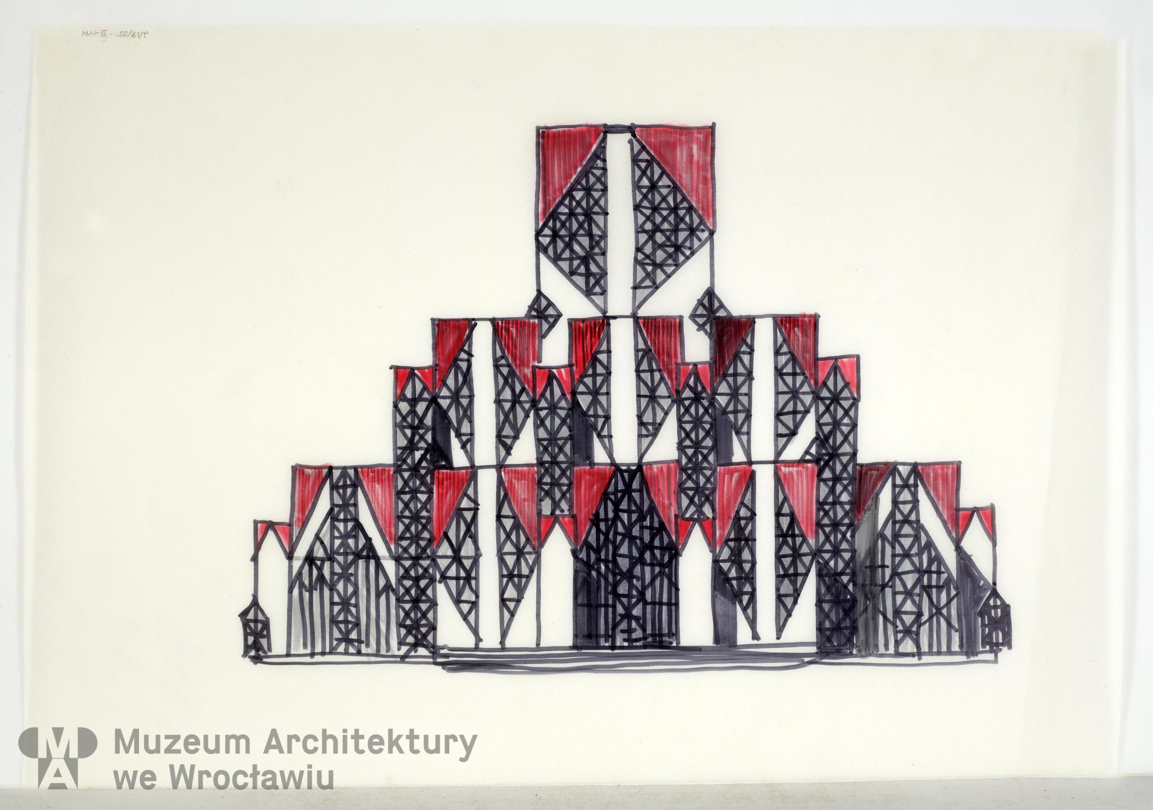 Molicki Witold Jerzy, Cathedral in Gorzów Wielkopolski (church of the Holy Virgin Mary the Queen of Poland), 1986