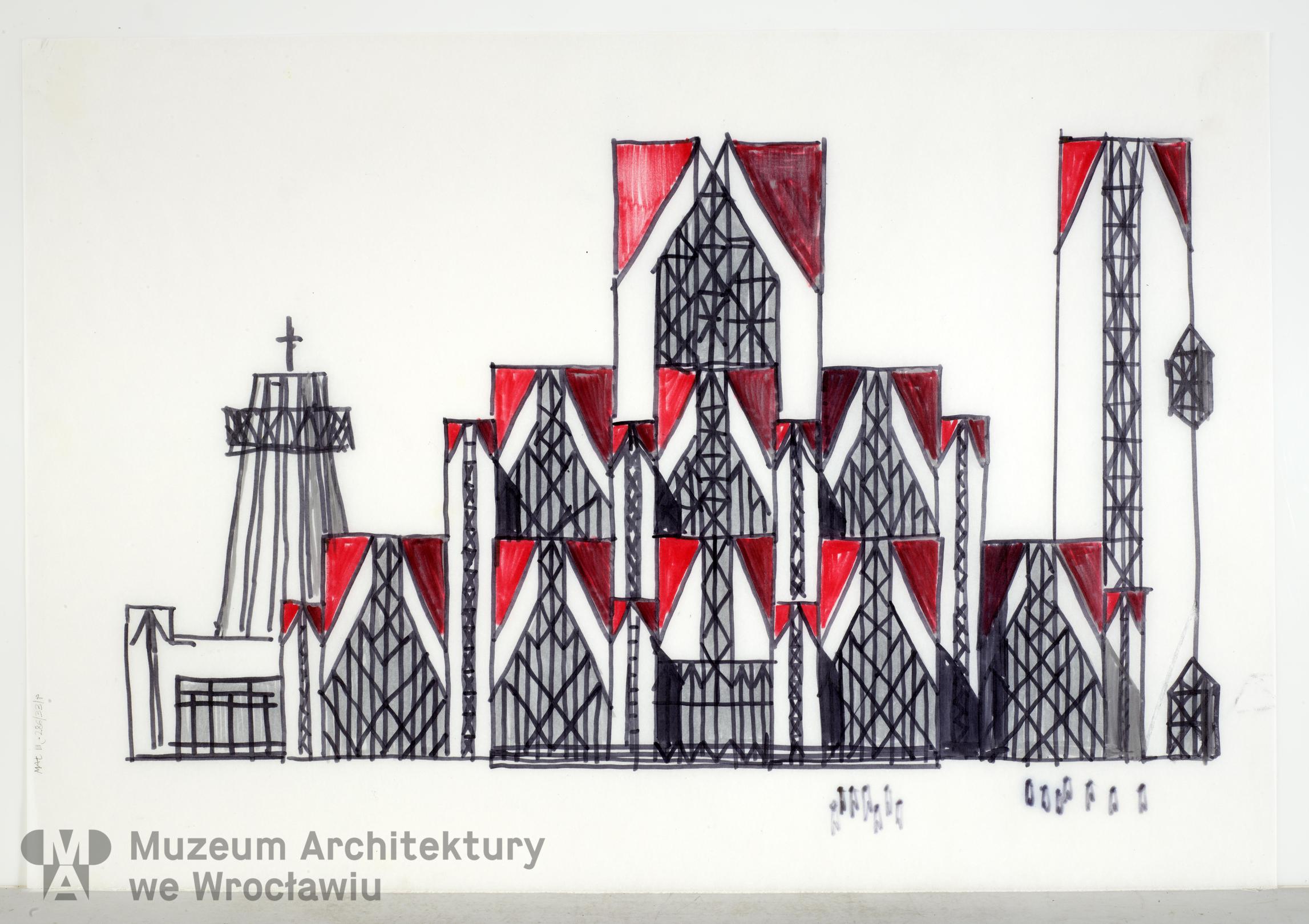 Molicki Witold Jerzy, Cathedral in Gorzów Wielkopolski (church of the Holy Virgin Mary the Queen of Poland), 1986