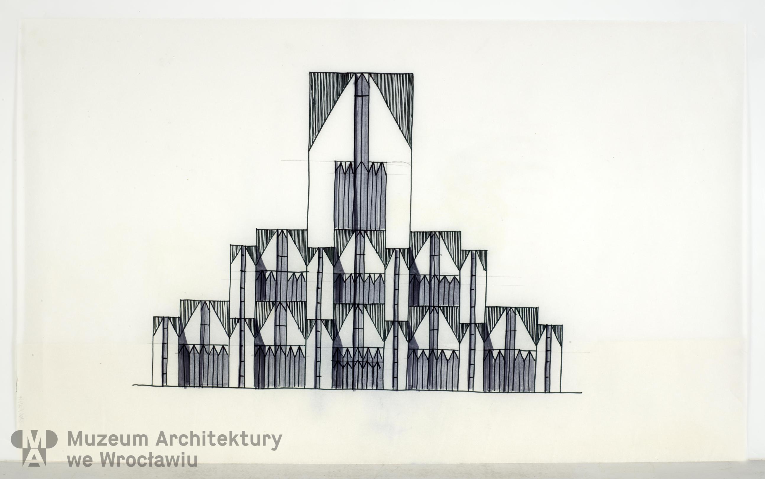 Molicki Witold Jerzy, Cathedral in Gorzów Wielkopolski (church of the Holy Virgin Mary the Queen of Poland), 1986