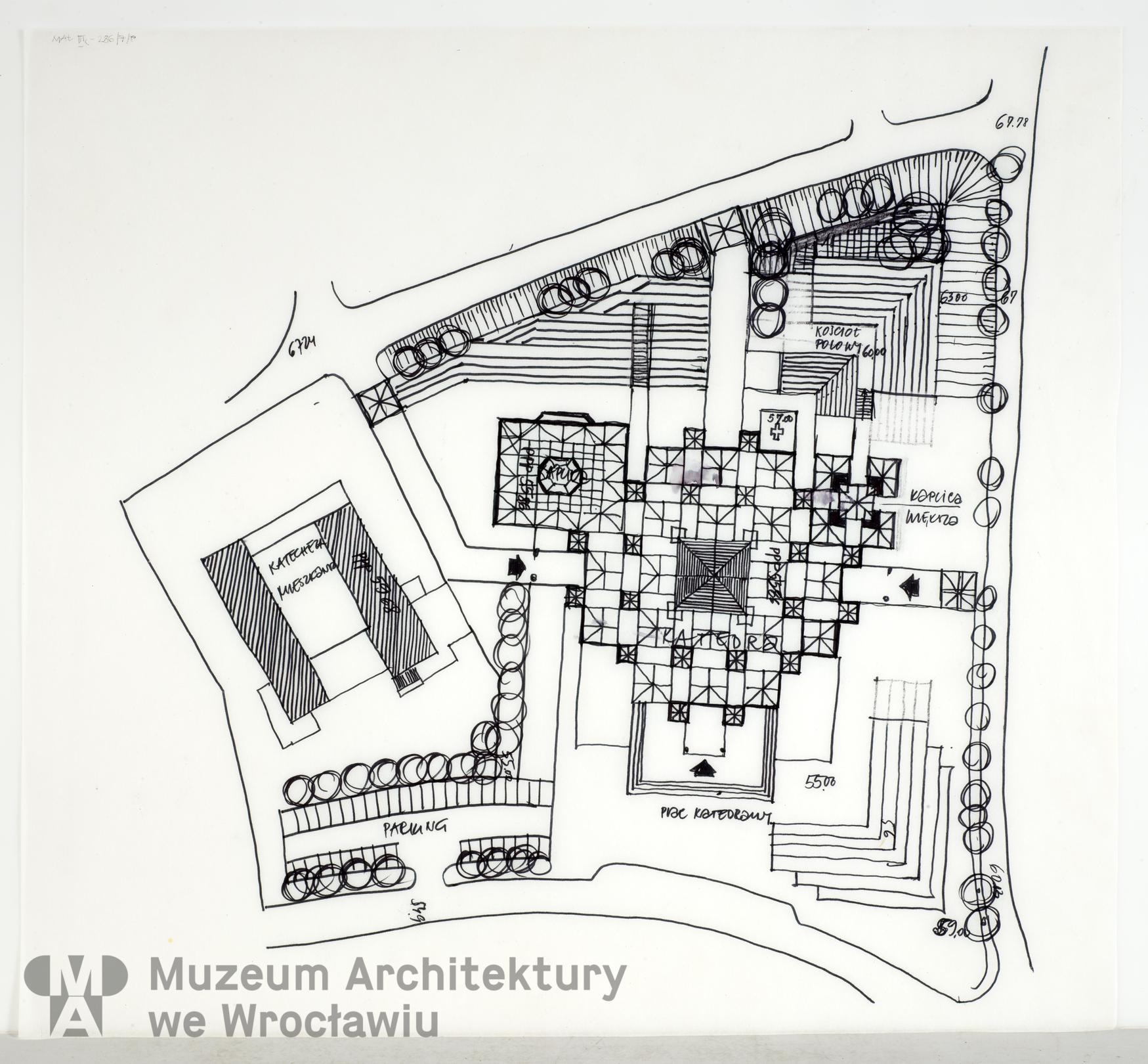 Molicki Witold Jerzy, Cathedral in Gorzów Wielkopolski (church of the Holy Virgin Mary the Queen of Poland), 1986