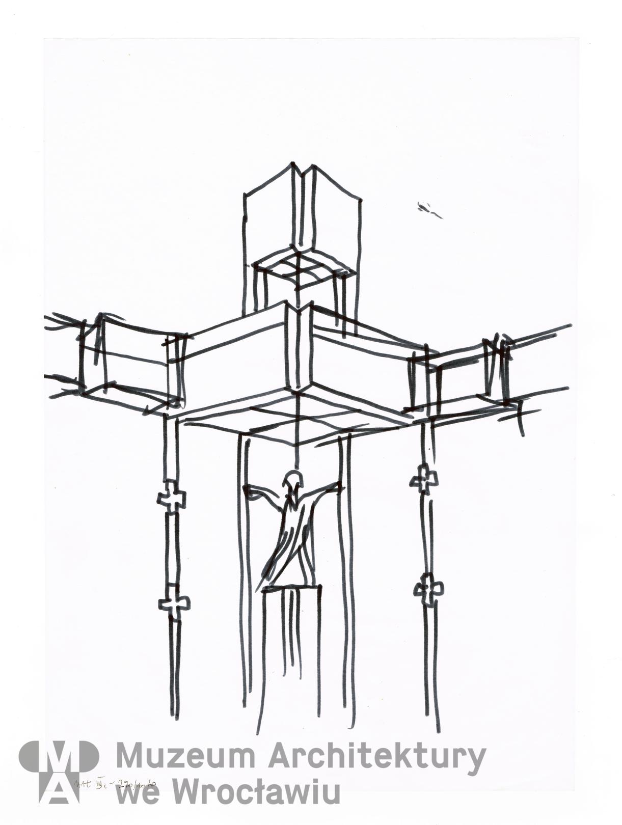 Molicki Witold Jerzy, Kościół Chrystusa Króla przy ul. Zachodniej we Wrocławiu, ok. 1978-1981