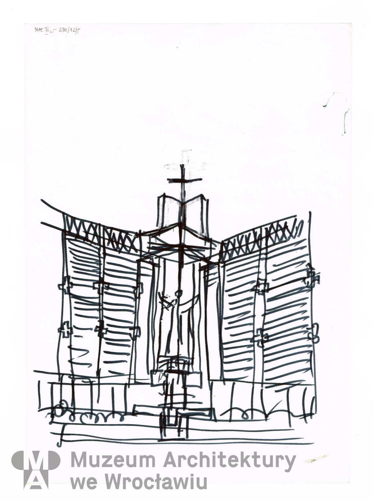 Molicki Witold Jerzy, Kościół Chrystusa Króla przy ul. Zachodniej we Wrocławiu, ok. 1978-1981