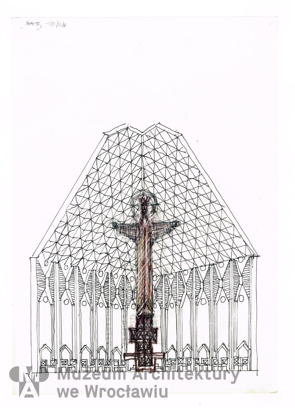 Molicki Witold Jerzy, Kościół Chrystusa Króla przy ul. Zachodniej we Wrocławiu, ok. 1978-1981