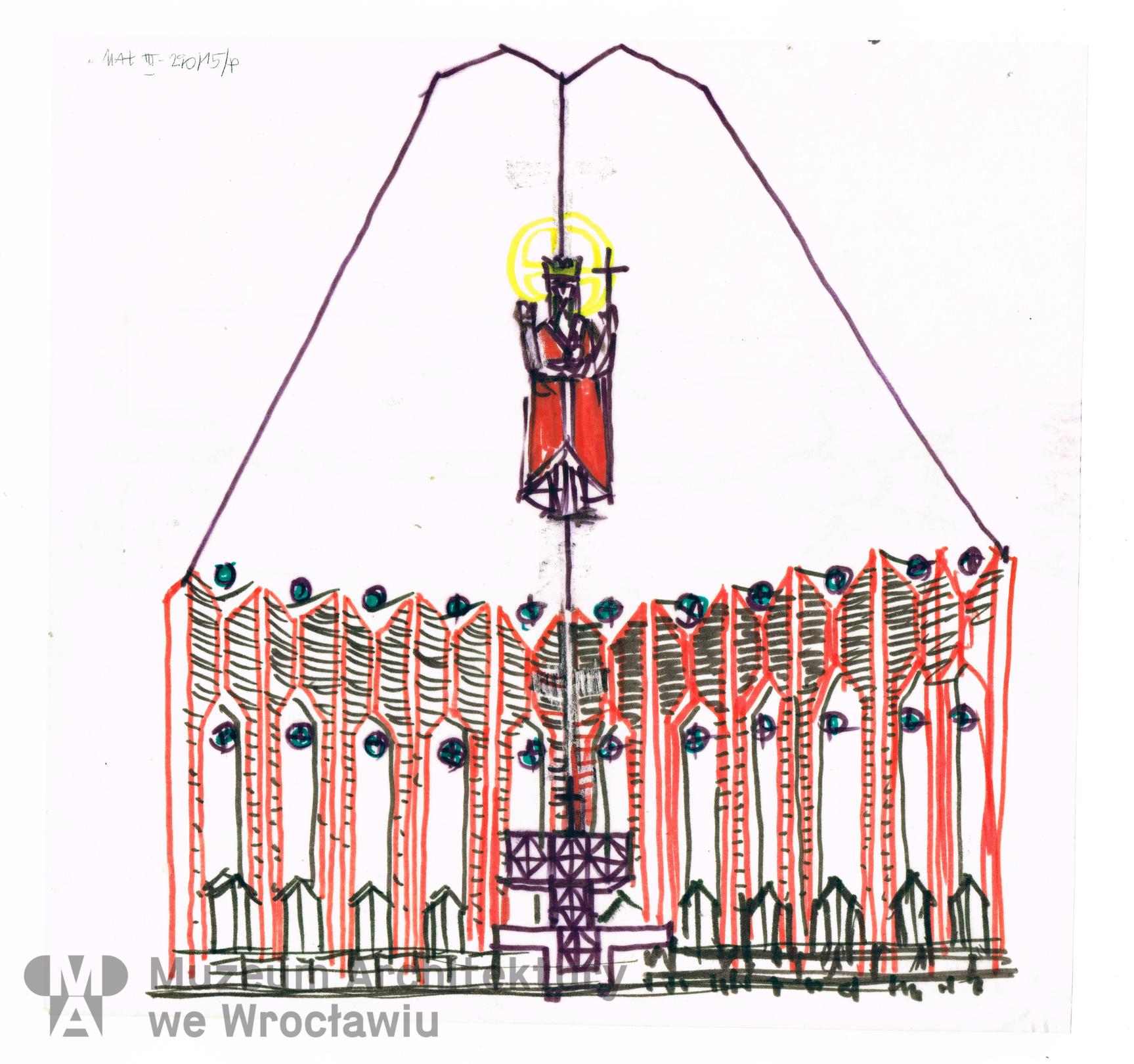 Molicki Witold Jerzy, Kościół Chrystusa Króla przy ul. Zachodniej we Wrocławiu, ok. 1978-1981