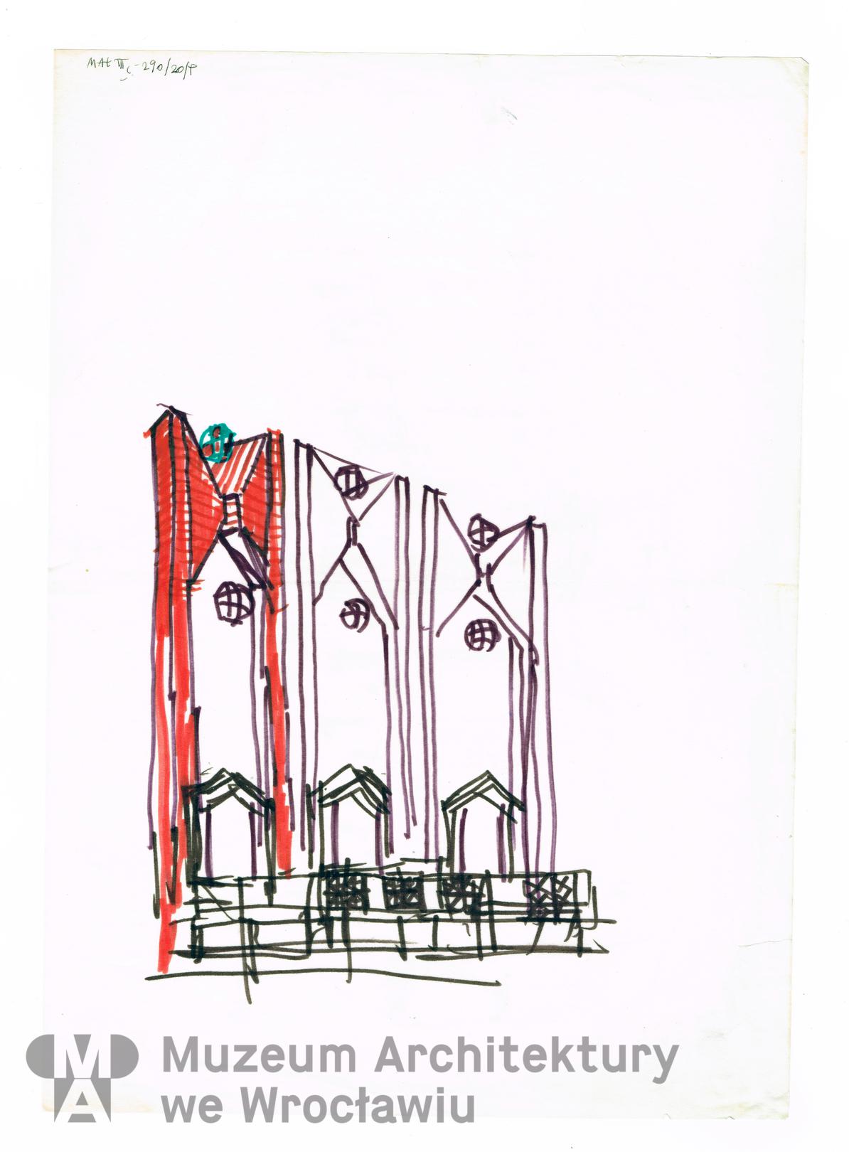 Molicki Witold Jerzy, Kościół Chrystusa Króla przy ul. Zachodniej we Wrocławiu, ok. 1978-1981