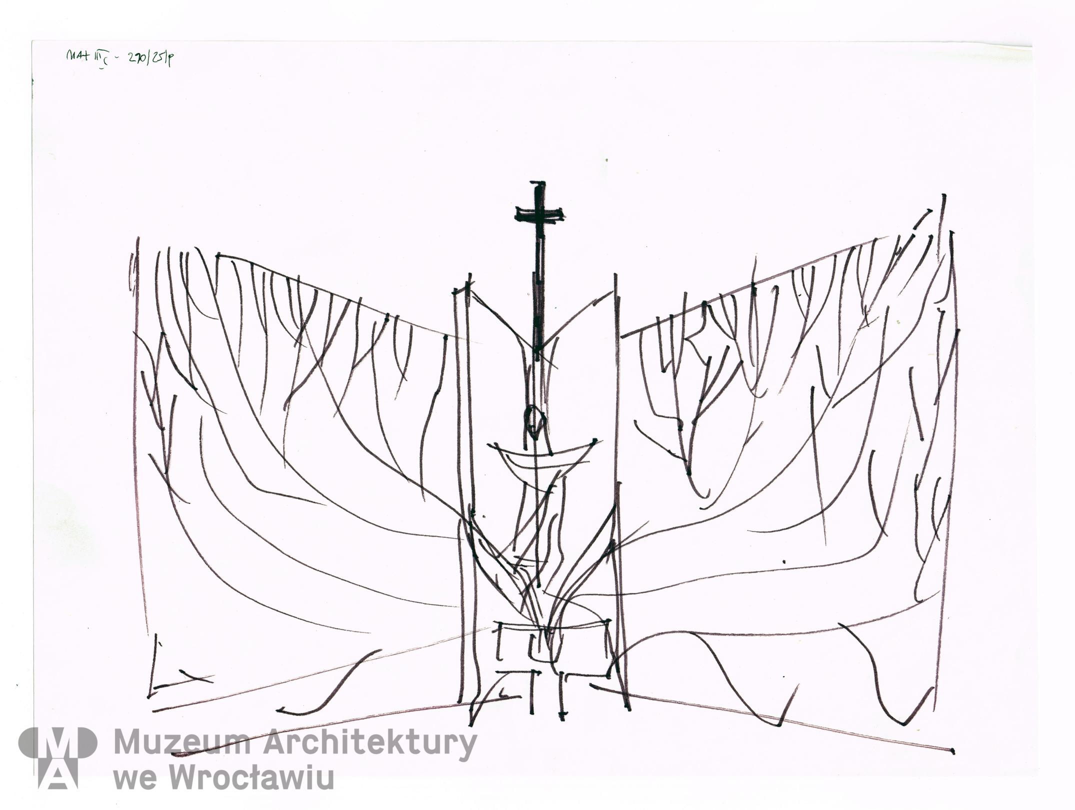 Molicki Witold Jerzy, Kościół Chrystusa Króla przy ul. Zachodniej we Wrocławiu, ok. 1978-1981