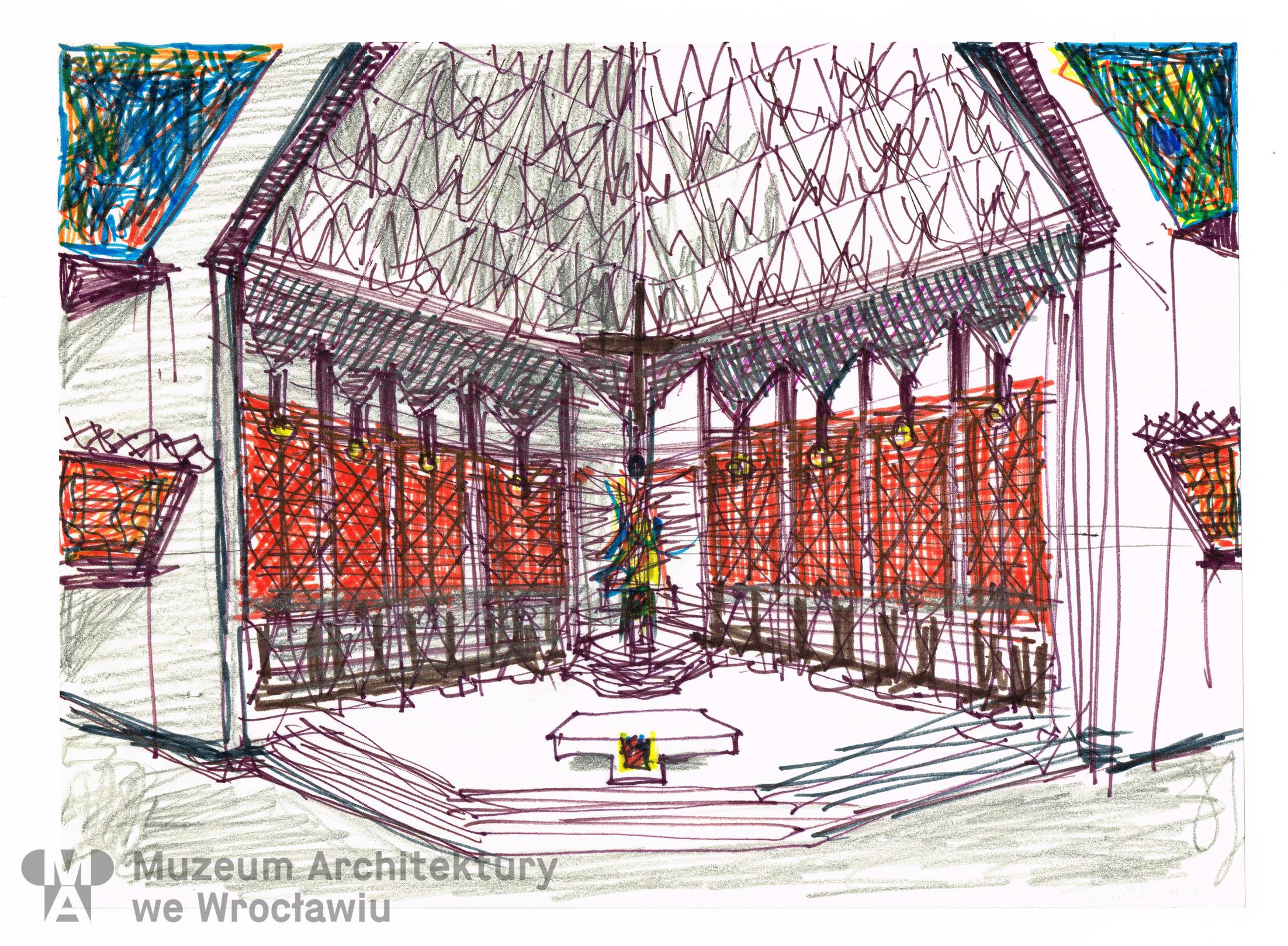 Molicki Witold Jerzy, Kościół Chrystusa Króla przy ul. Zachodniej we Wrocławiu, ok. 1978-1981