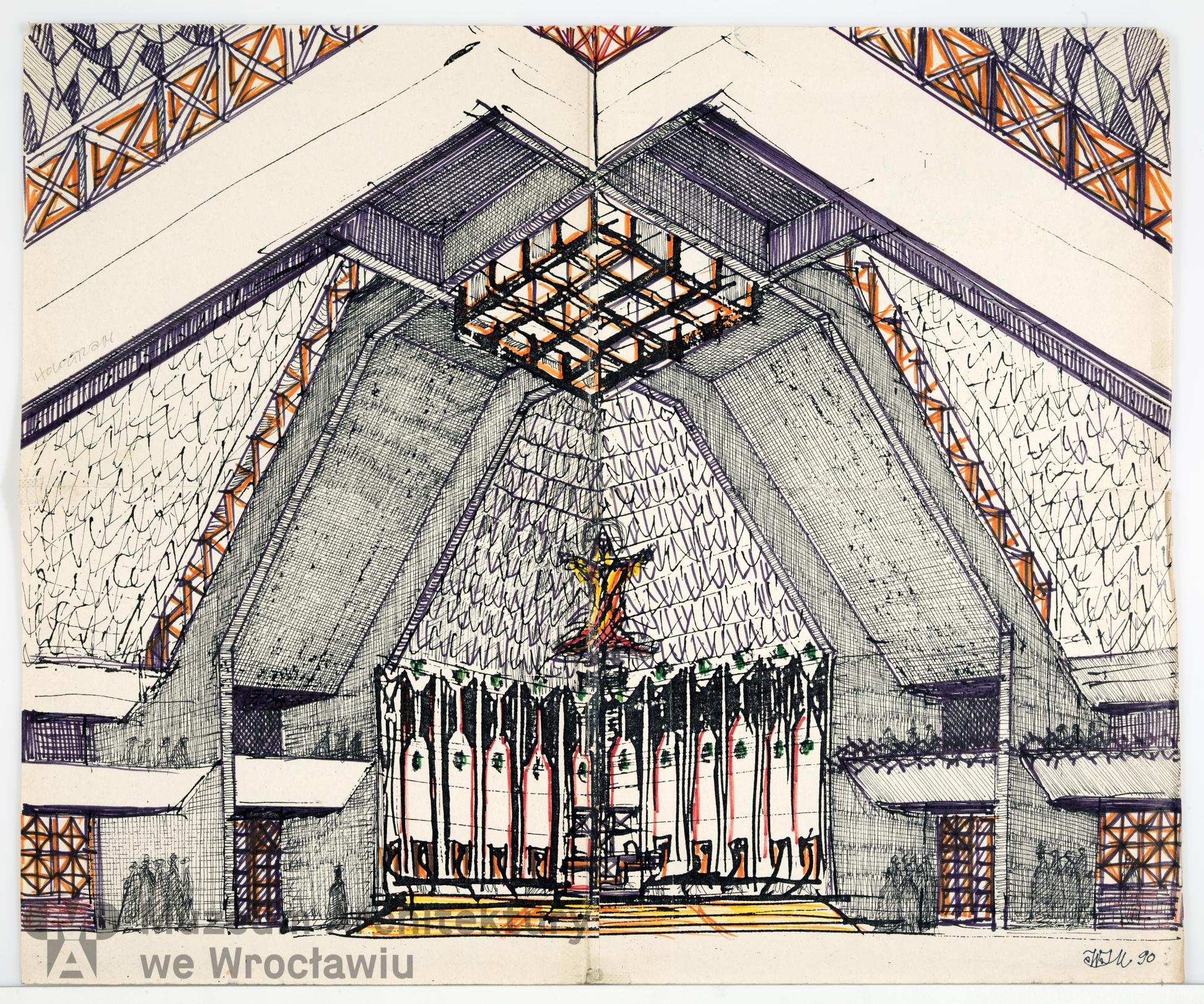 Molicki Witold Jerzy, Kościół Chrystusa Króla przy ul. Zachodniej we Wrocławiu, 1990