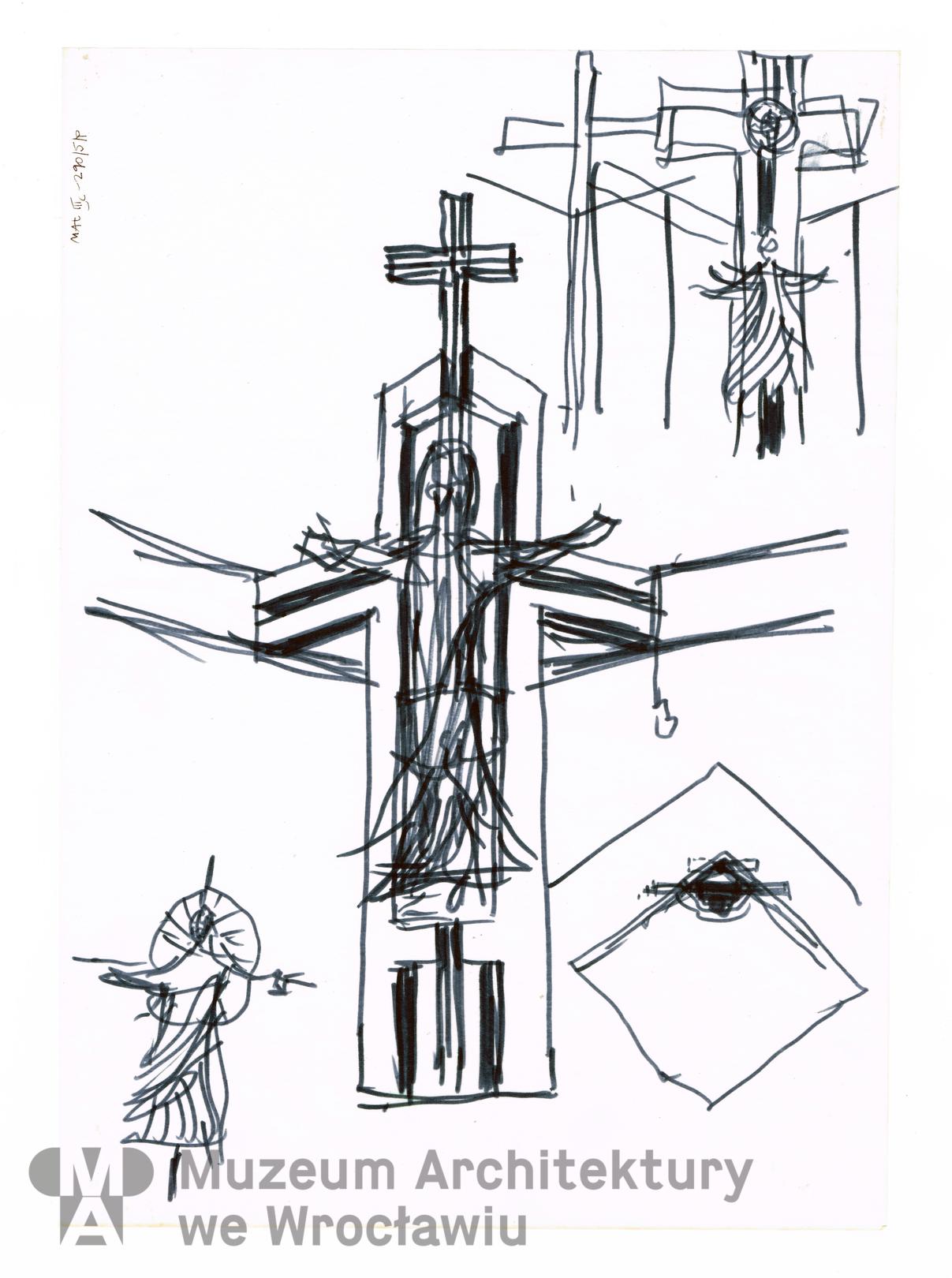 Molicki Witold Jerzy, Kościół Chrystusa Króla przy ul. Zachodniej we Wrocławiu, ok. 1978-1981