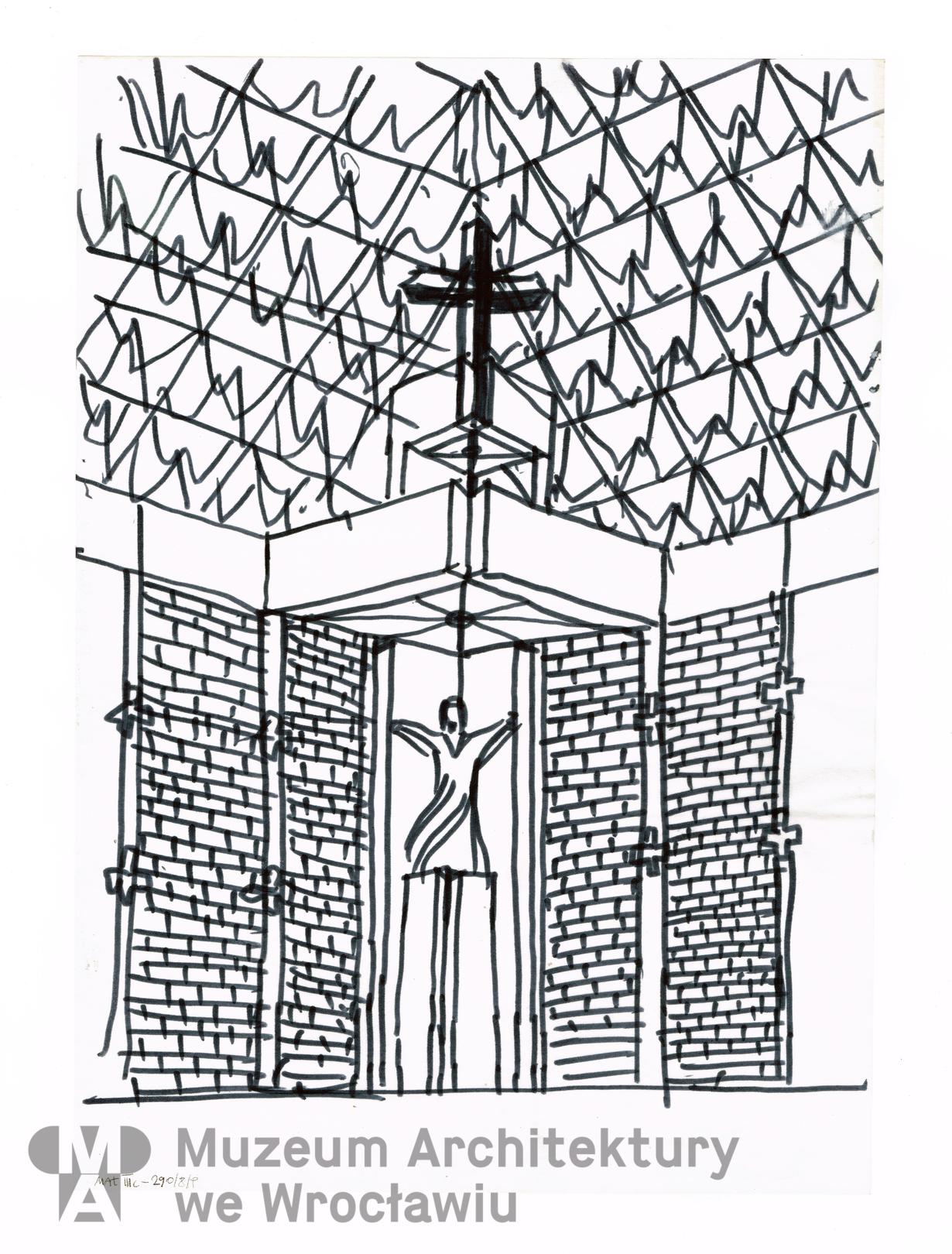 Molicki Witold Jerzy, Kościół Chrystusa Króla przy ul. Zachodniej we Wrocławiu, ok. 1978-1981