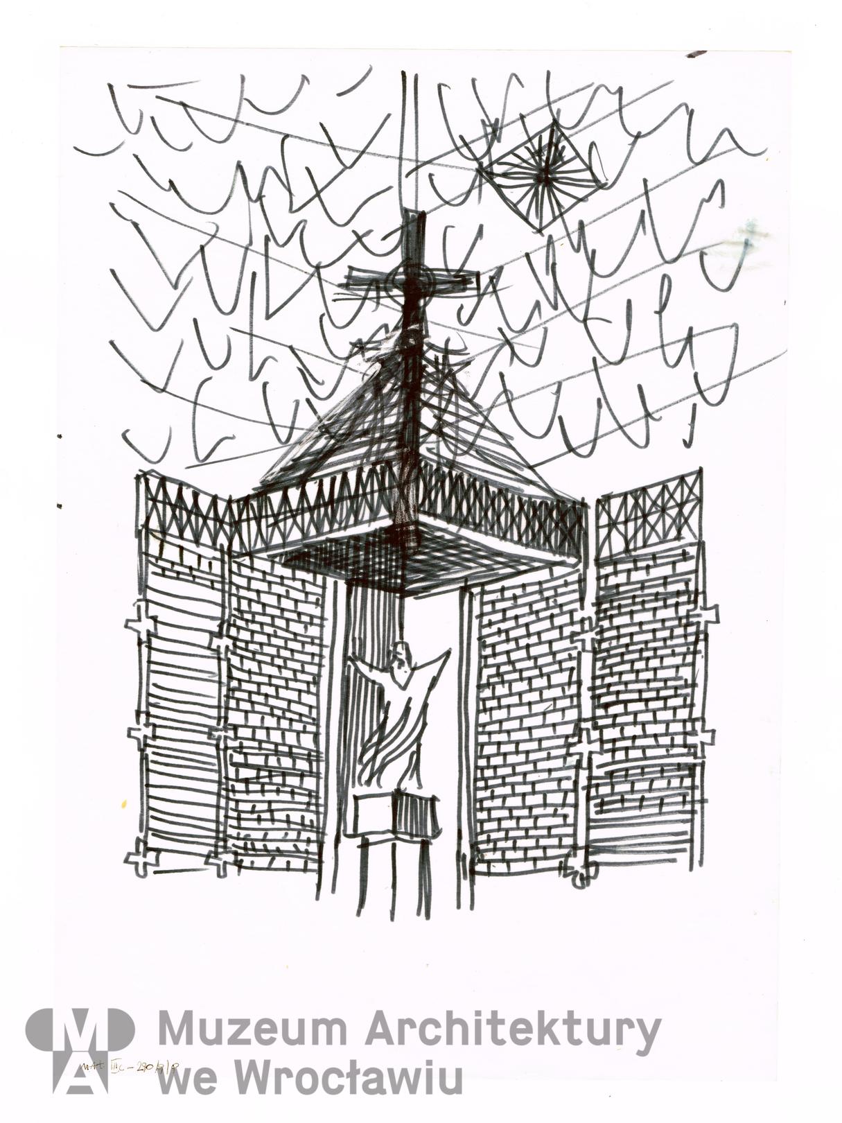 Molicki Witold Jerzy, Kościół Chrystusa Króla przy ul. Zachodniej we Wrocławiu, ok. 1978-1981