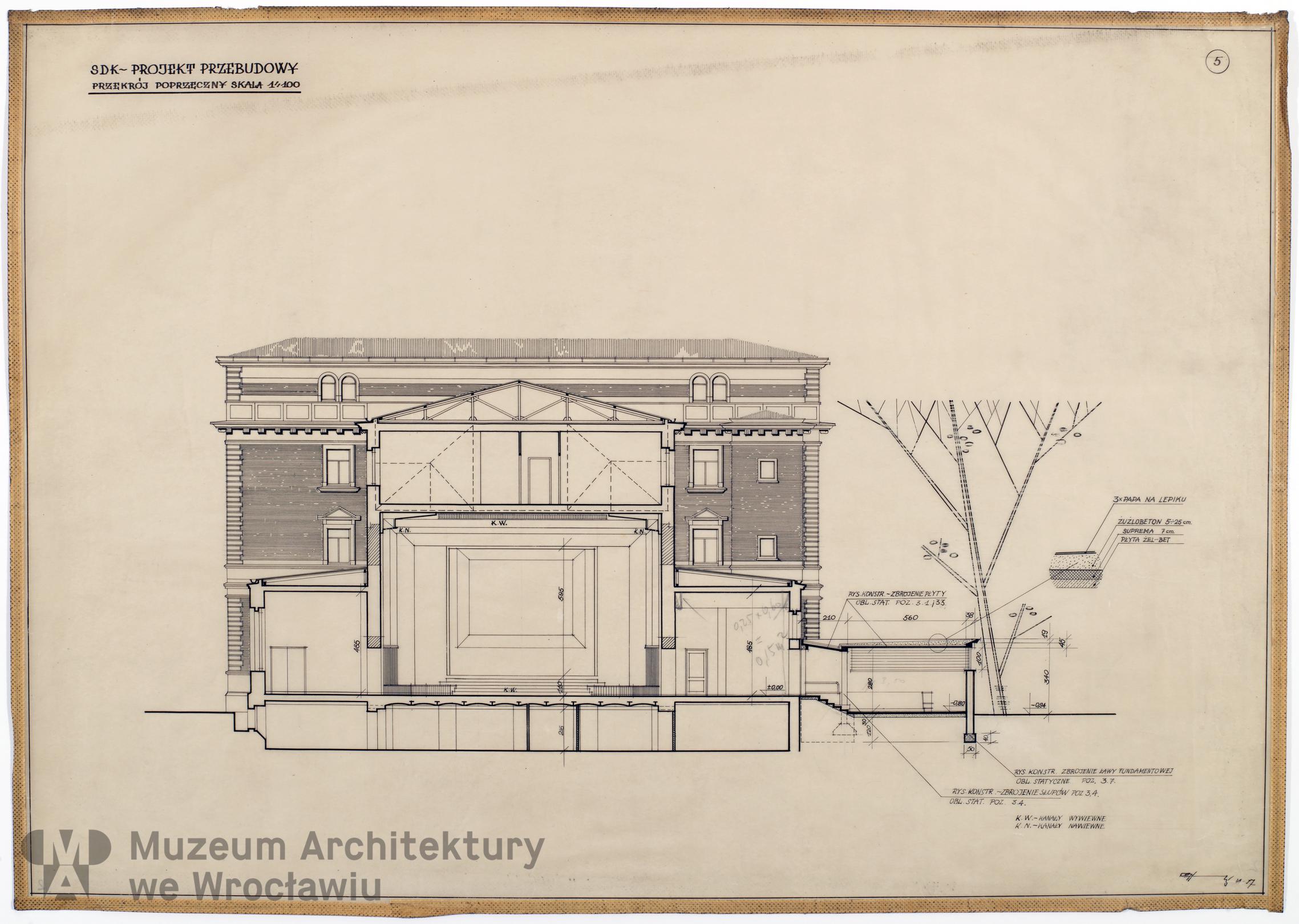Teodorowicz-Todorowski Tadeusz, Studencki Dom Kultury (Kino-Teatr X) w Gliwicach, 1957.06