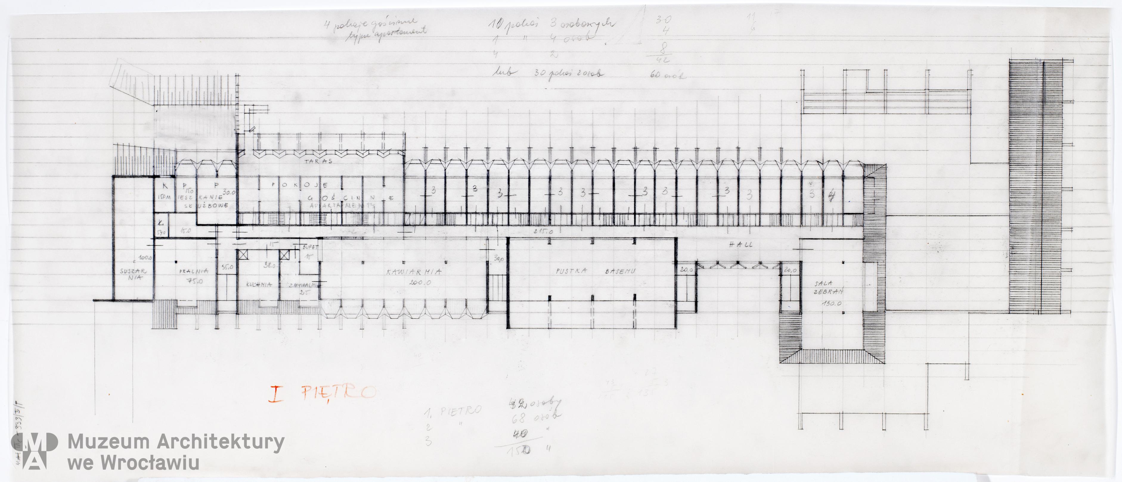 Molicka Maria (Miejskie Biuro Projektów we Wrocławiu), Ośrodek Sportów Wodnych “Witka” Kopalni Węgla Brunatnego Turów, 1976