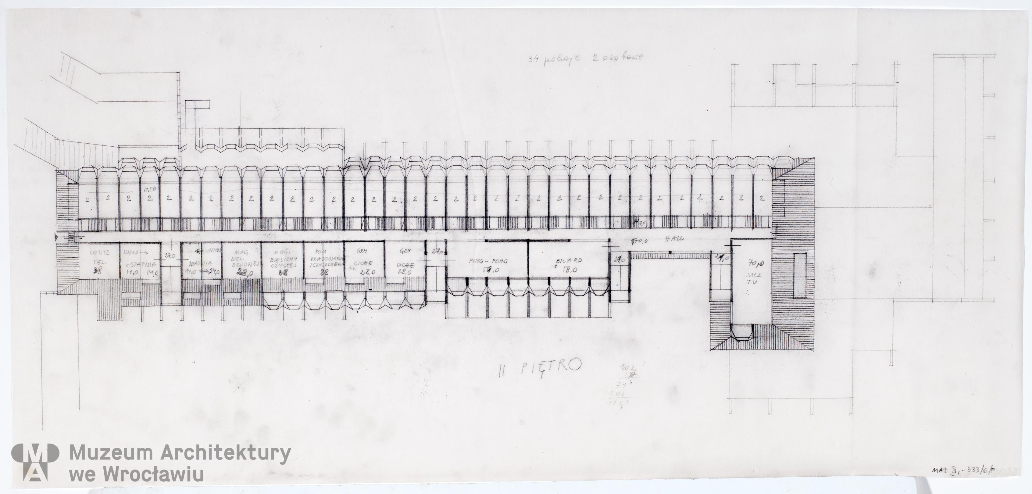 Molicka Maria (Miejskie Biuro Projektów we Wrocławiu), Ośrodek Sportów Wodnych “Witka” Kopalni Węgla Brunatnego Turów, 1976