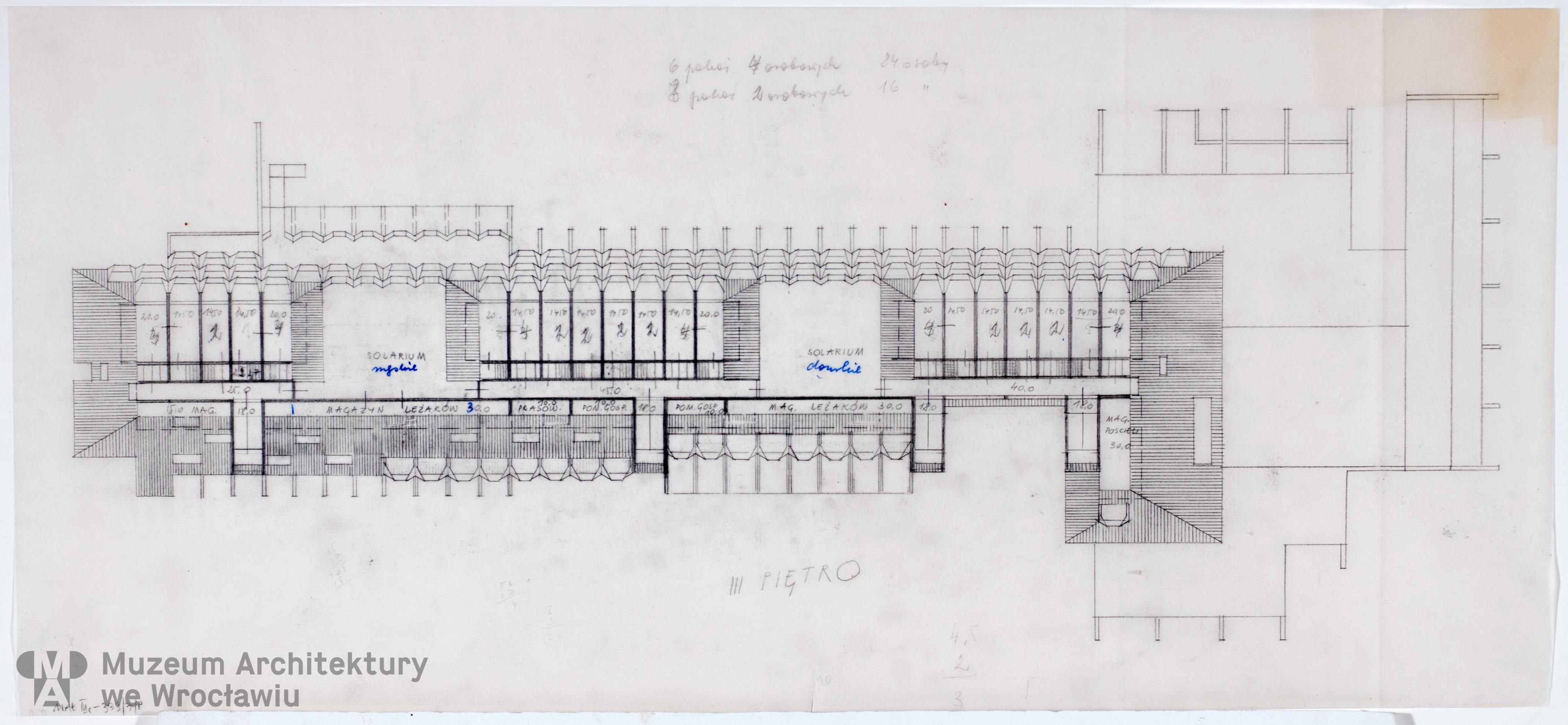Molicka Maria (Miejskie Biuro Projektów we Wrocławiu), Ośrodek Sportów Wodnych “Witka” Kopalni Węgla Brunatnego Turów, 1976
