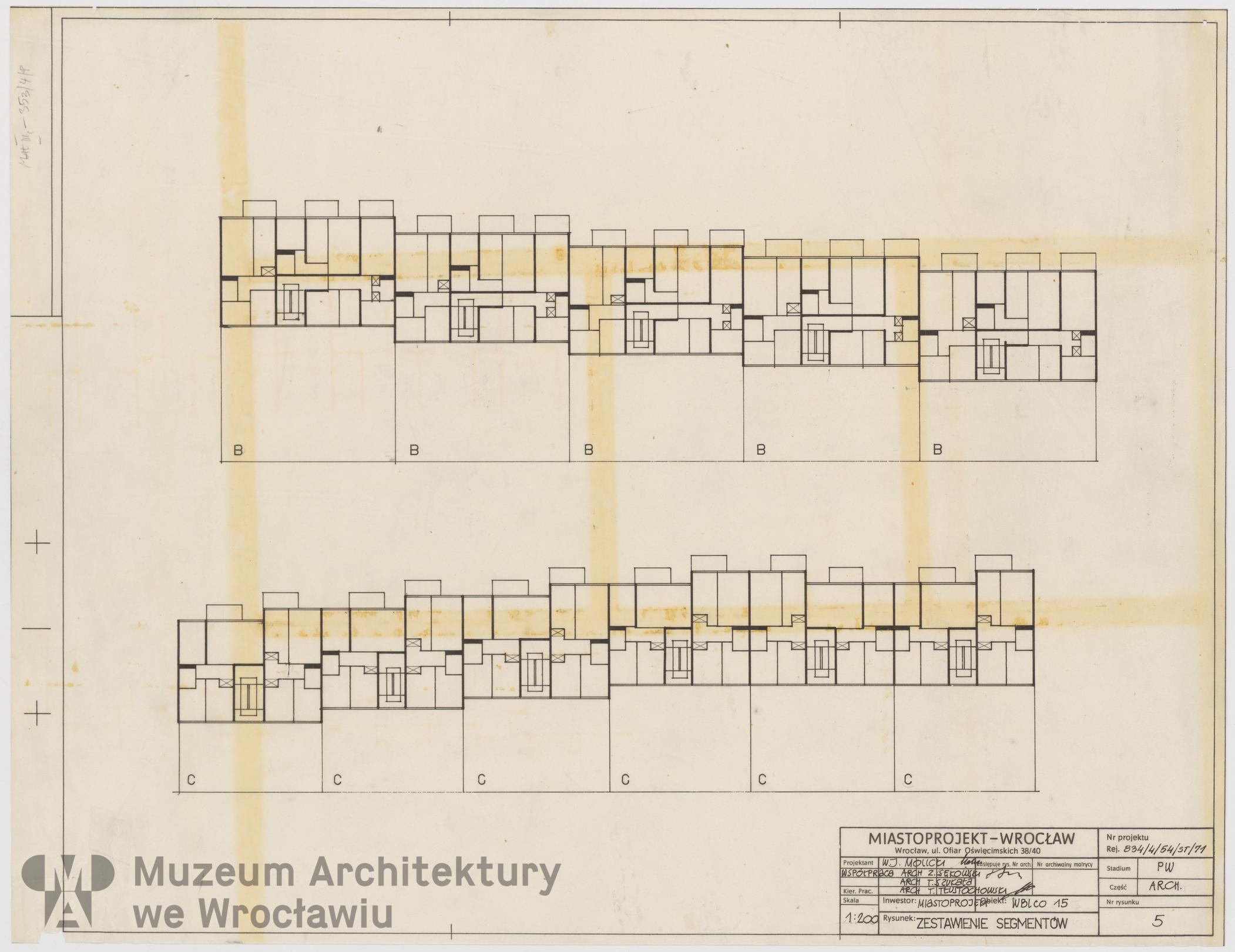 Molicki Witold Jerzy (Miastoprojekt-Wrocław), Osiedle Wrocław-Zachód, ok. 1970