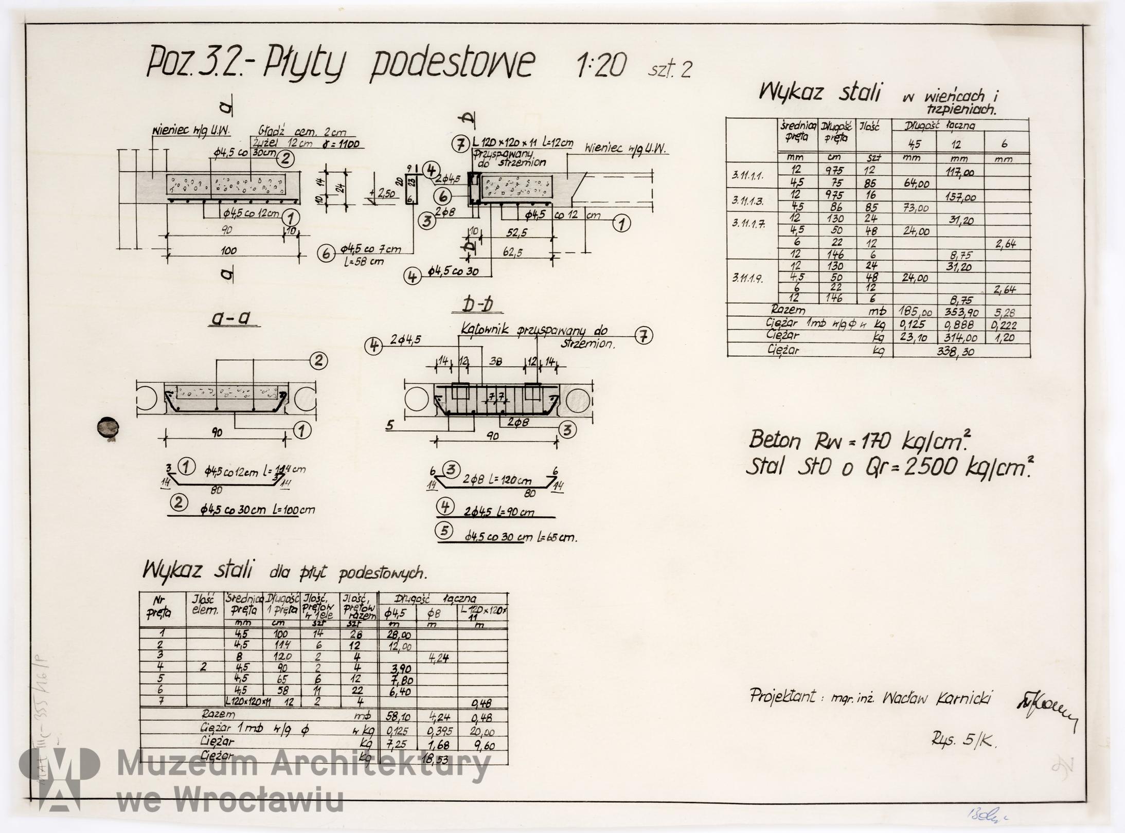 Molicki Witold Jerzy, Karnicki Wacław (Miastoprojekt-Wrocław), Housing estate belonging to “Budowlani” cooperative in the area of Wojszycka Street in Wroclaw. Semi-detached house, ok. 1968