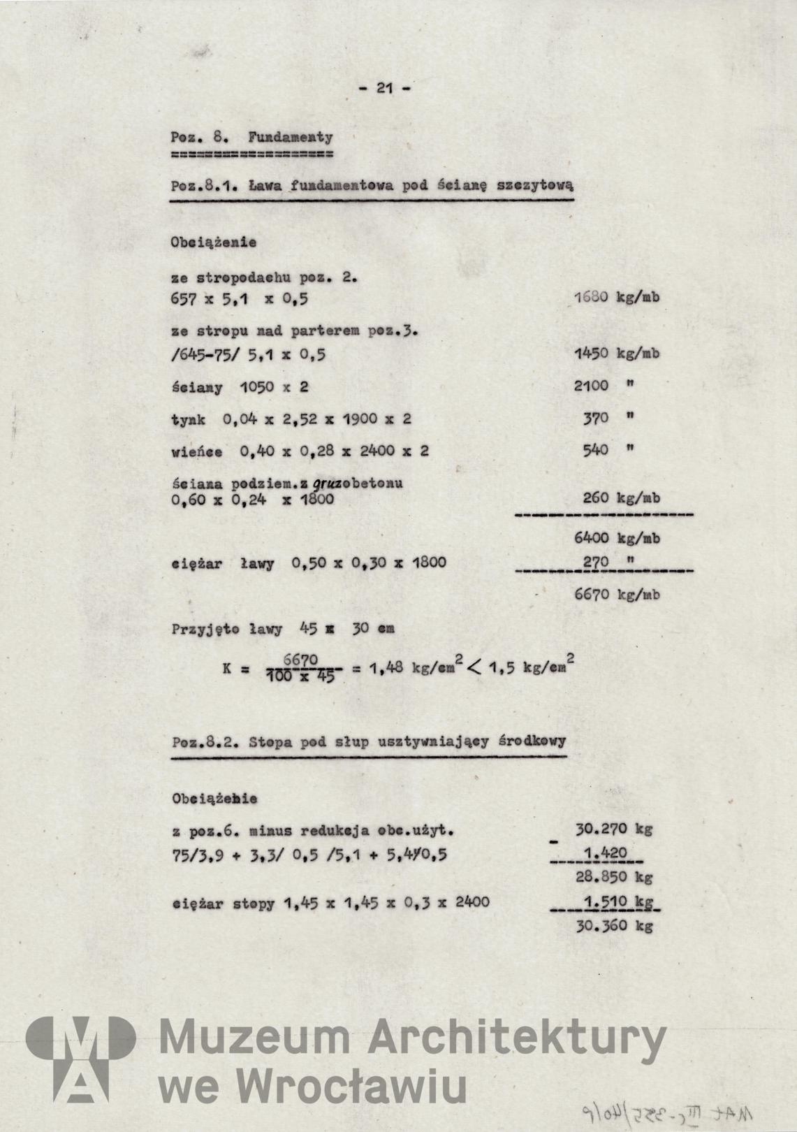 Molicki Witold Jerzy, Karnicki Wacław (Miastoprojekt-Wrocław), Housing estate belonging to “Budowlani” cooperative in the area of Wojszycka Street in Wroclaw. Semi-detached house, 1968.10