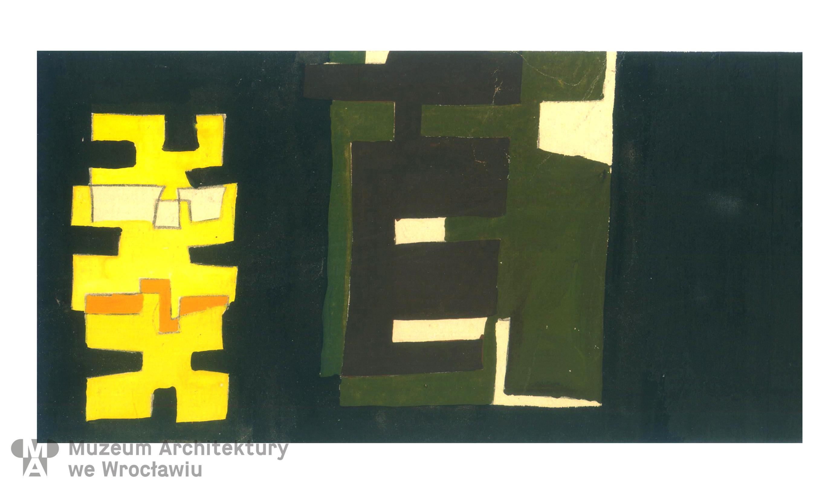 Molicki Witold Jerzy, Cykl “Forma i Kolor”. Kompozycja abstrakcyjna, 